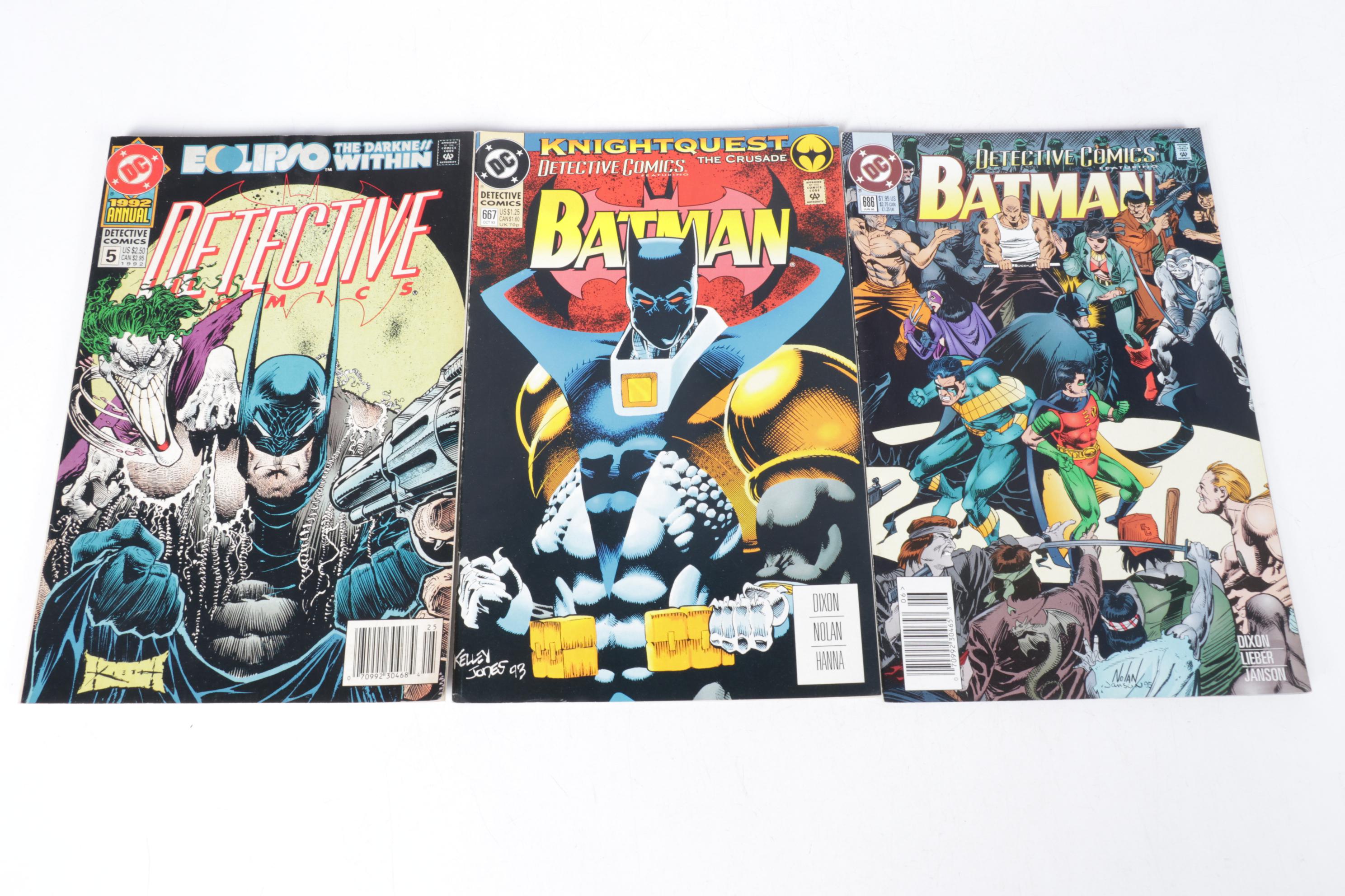 Detective Comics Featuring Batman & Others Comic Book Collection