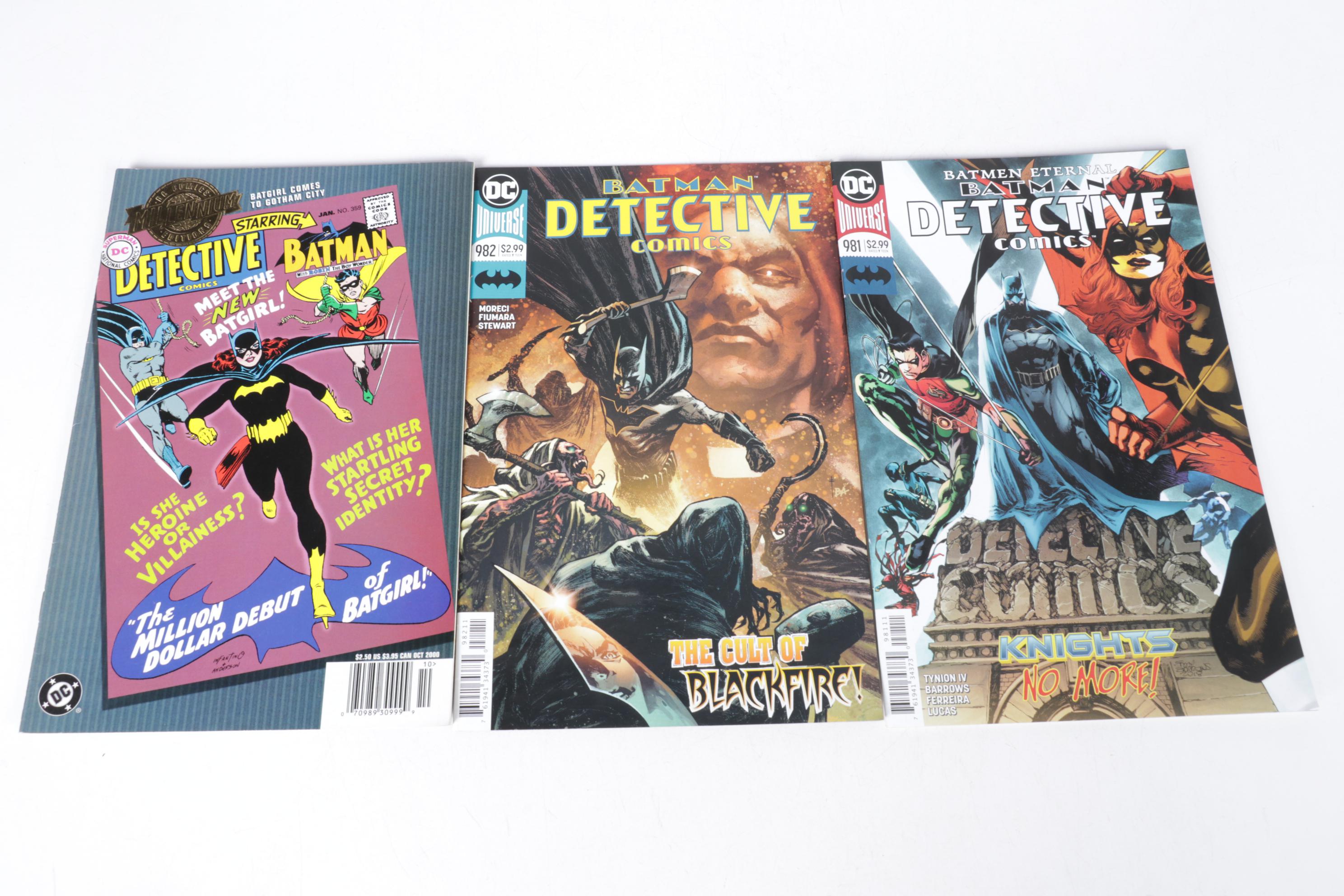 Detective Comics Featuring Batman & Others Comic Book Collection