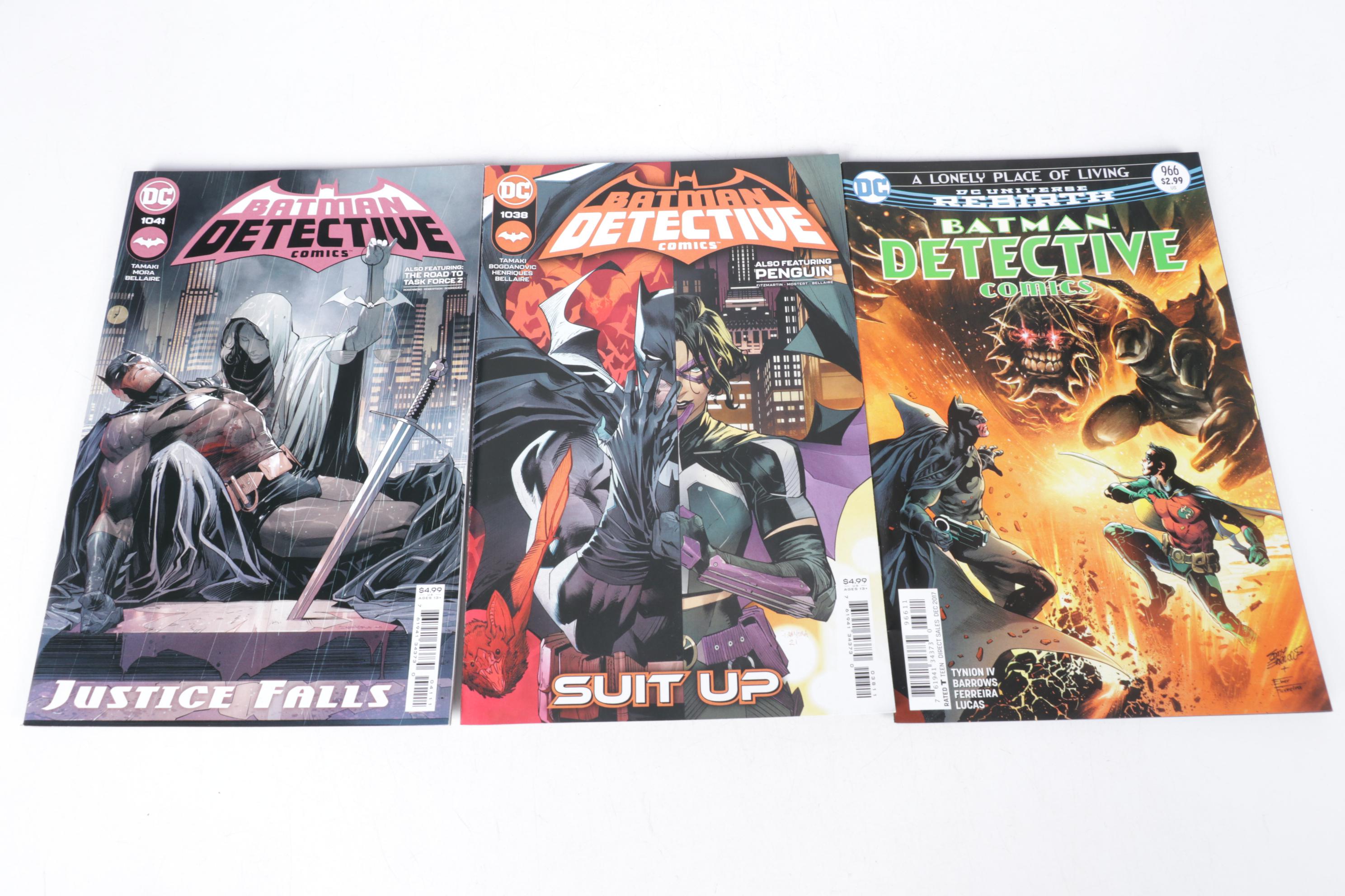 Detective Comics Featuring Batman & Others Comic Book Collection