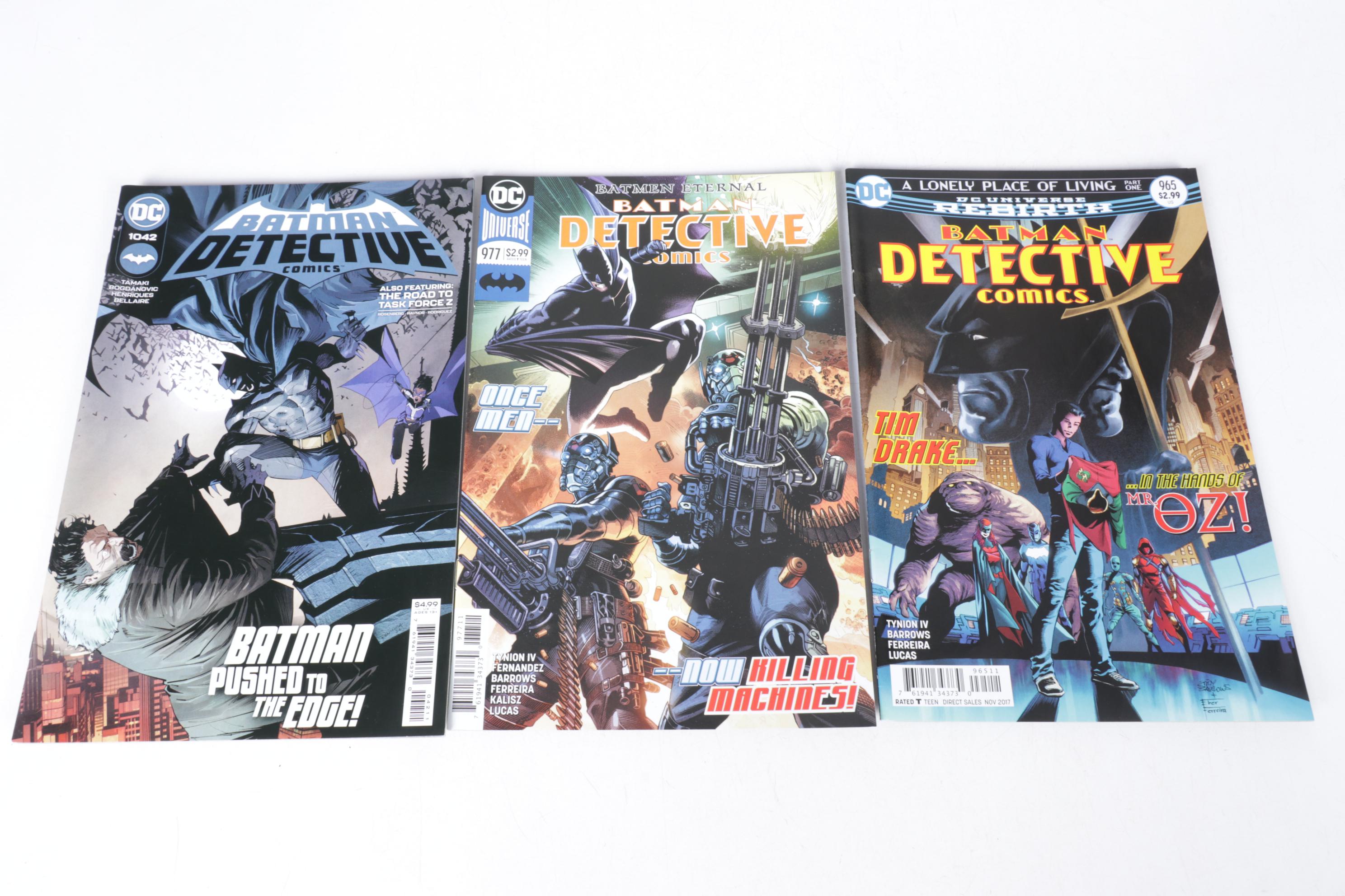 Detective Comics Featuring Batman & Others Comic Book Collection