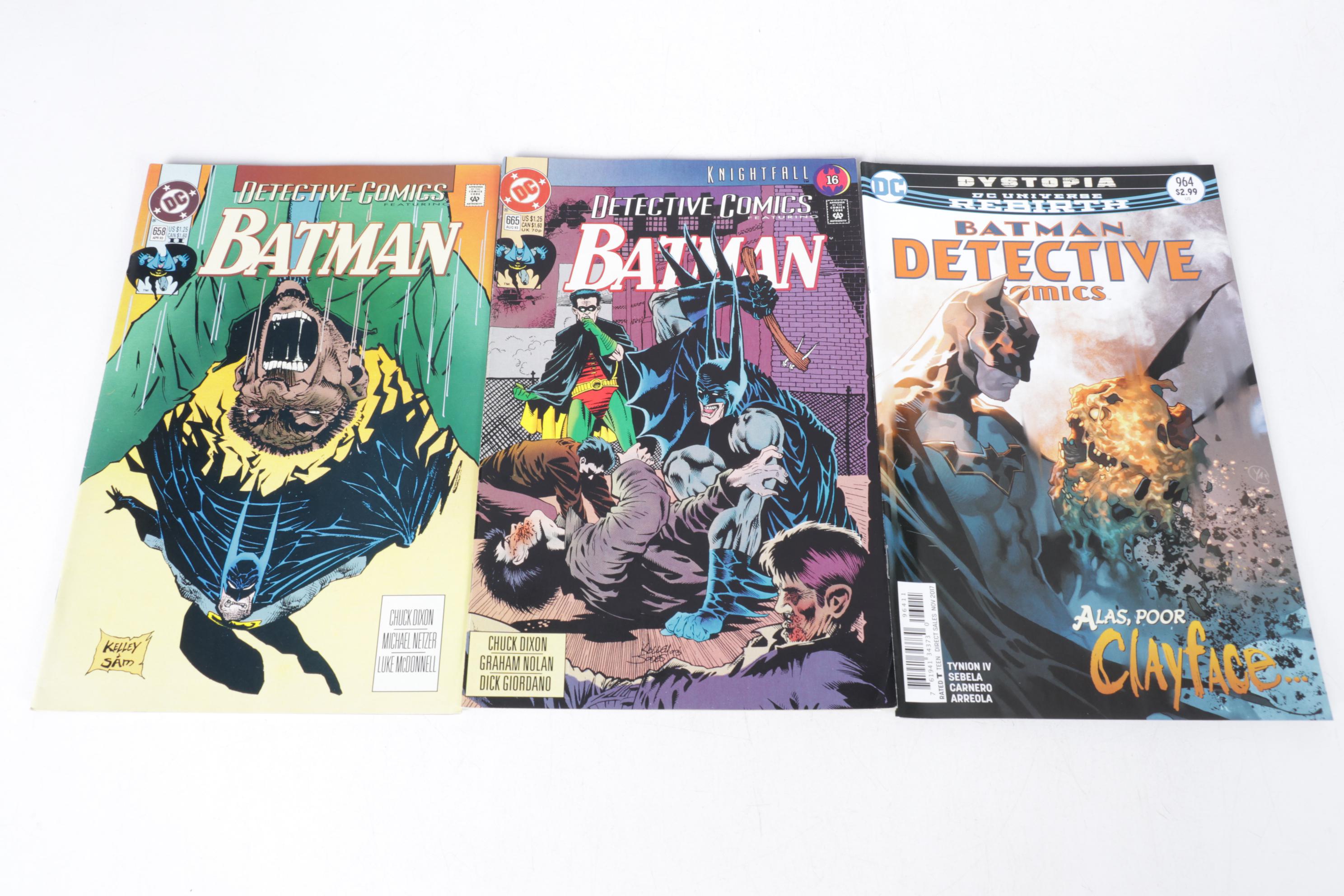 Detective Comics Featuring Batman & Others Comic Book Collection