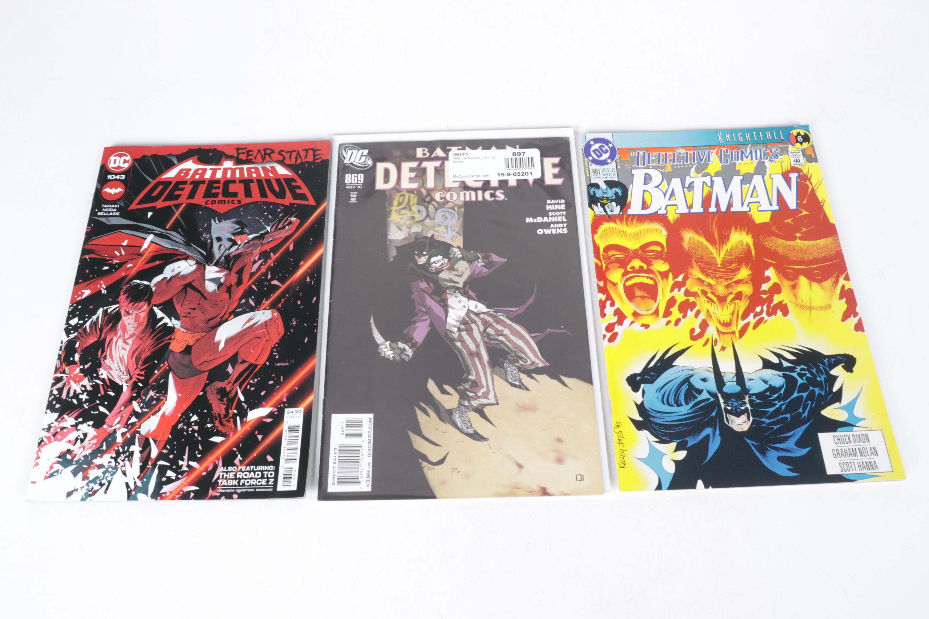 Detective Comics Featuring Batman & Others Comic Book Collection