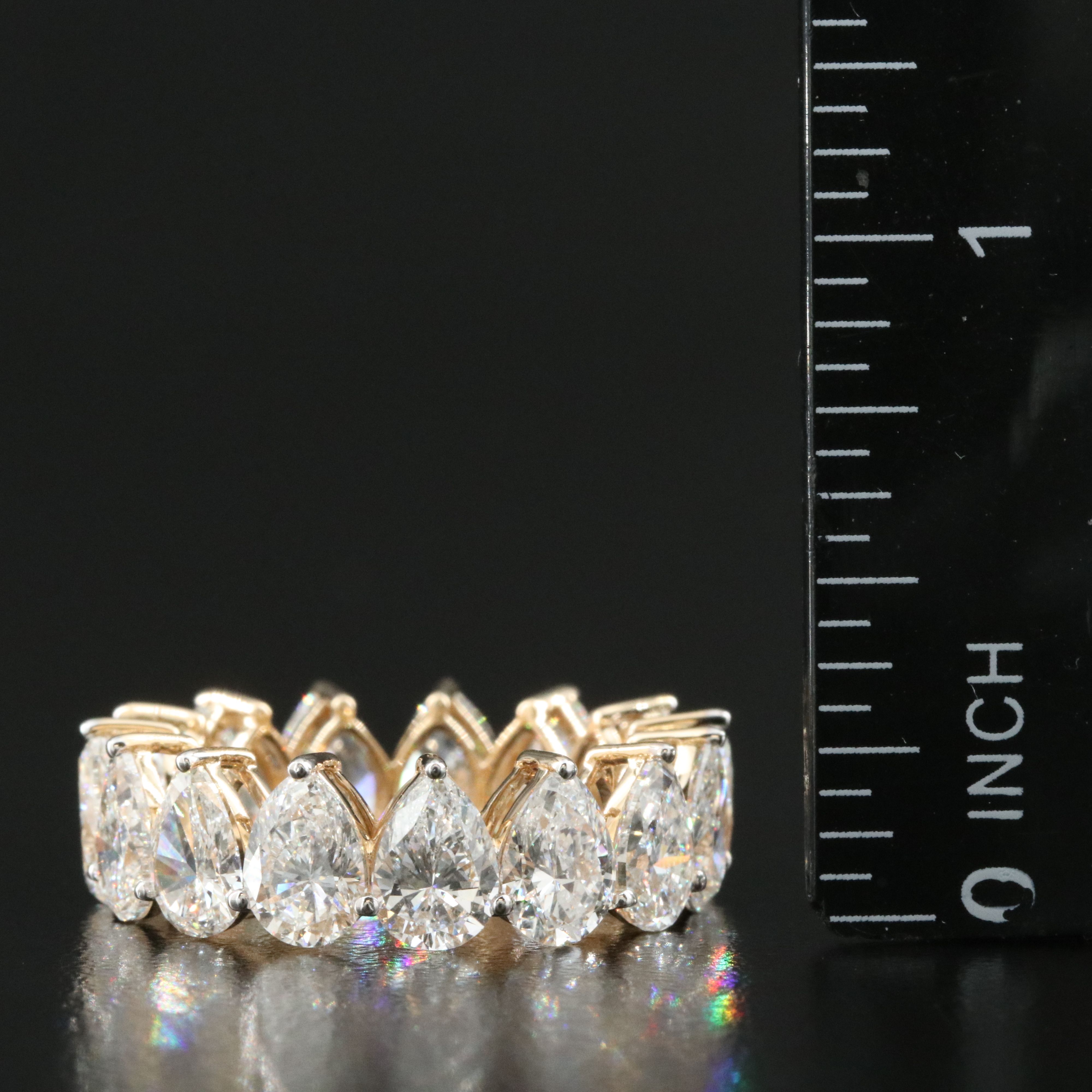 14K 8.97 CTW Lab Grown Diamond Eternity Band