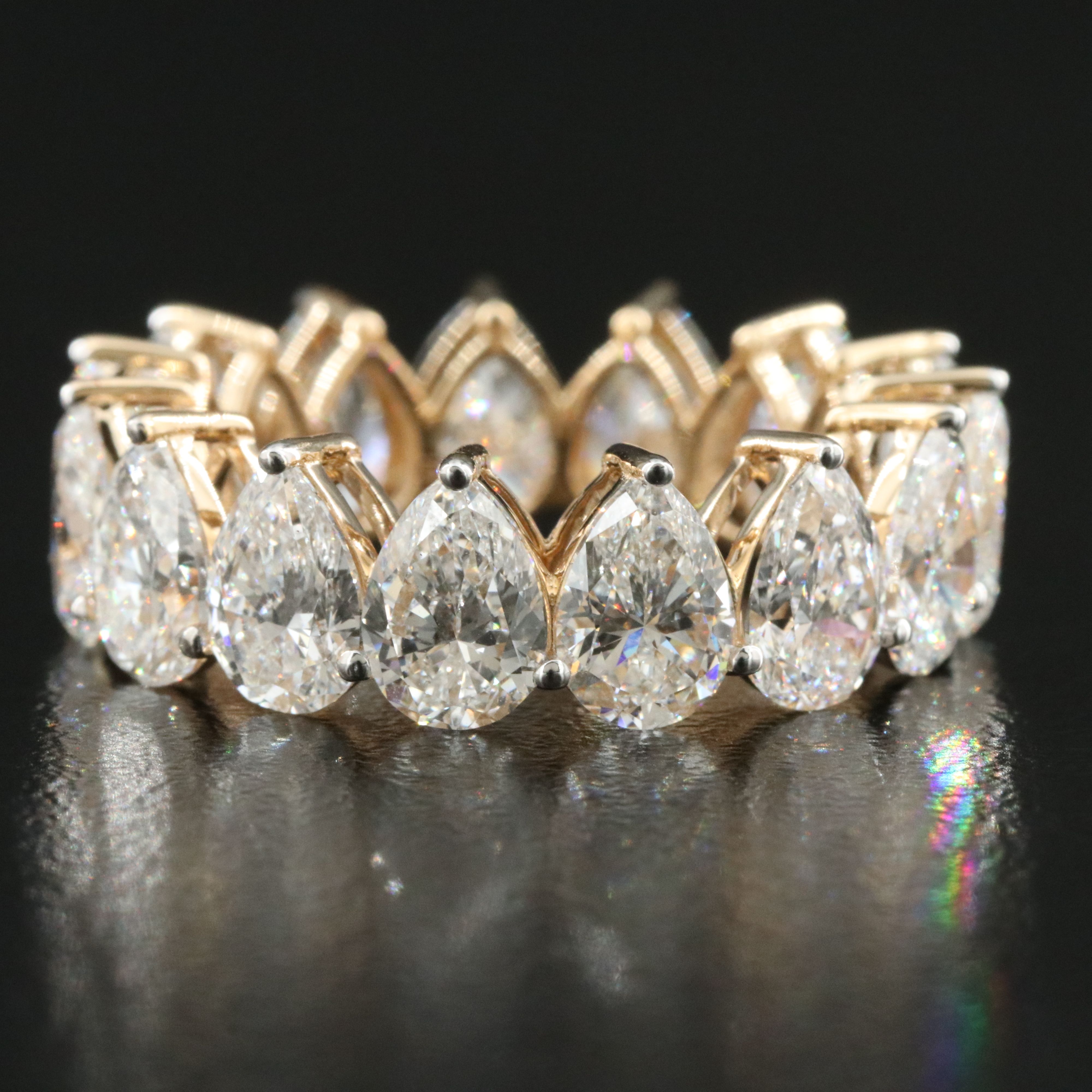 14K 8.97 CTW Lab Grown Diamond Eternity Band