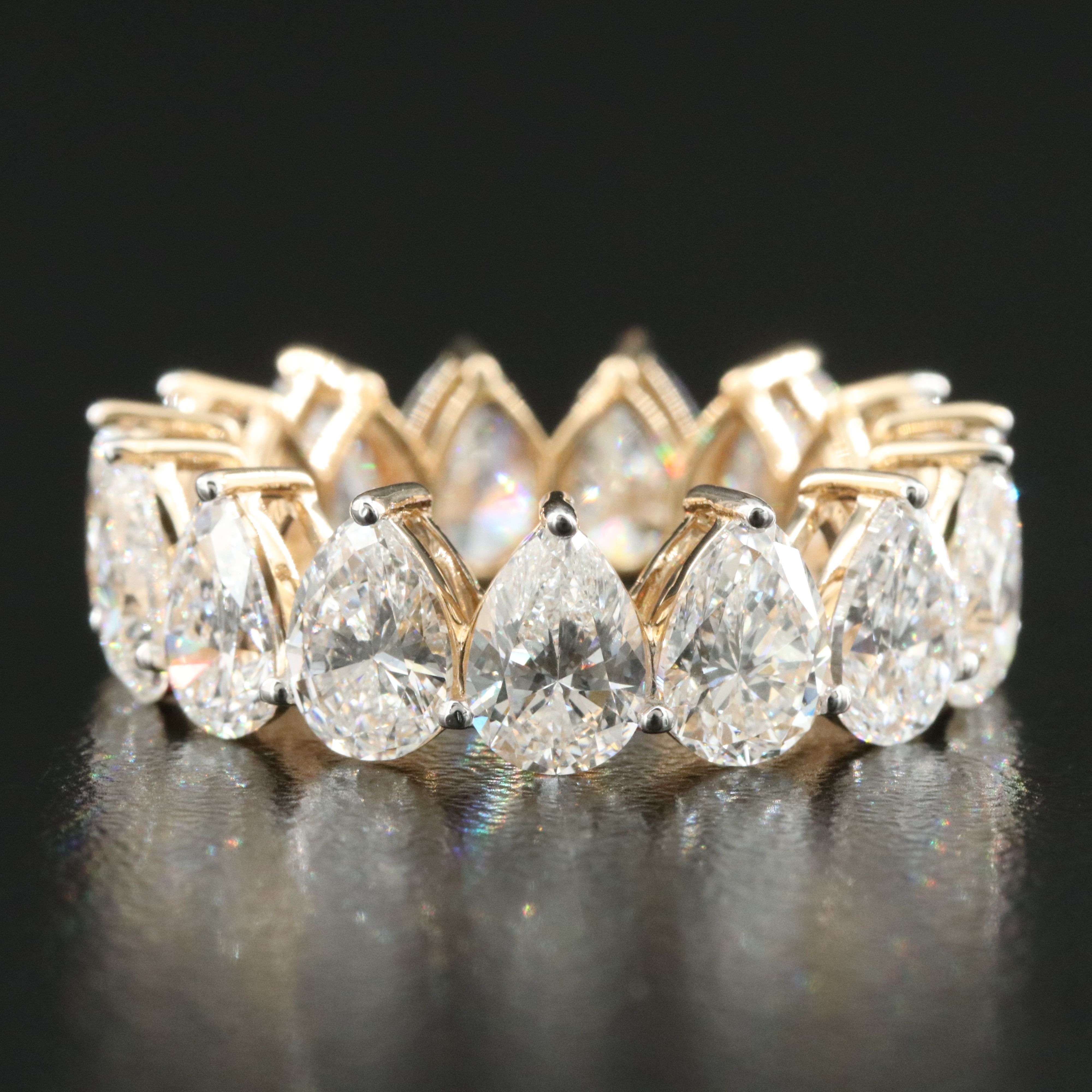 14K 8.97 CTW Lab Grown Diamond Eternity Band