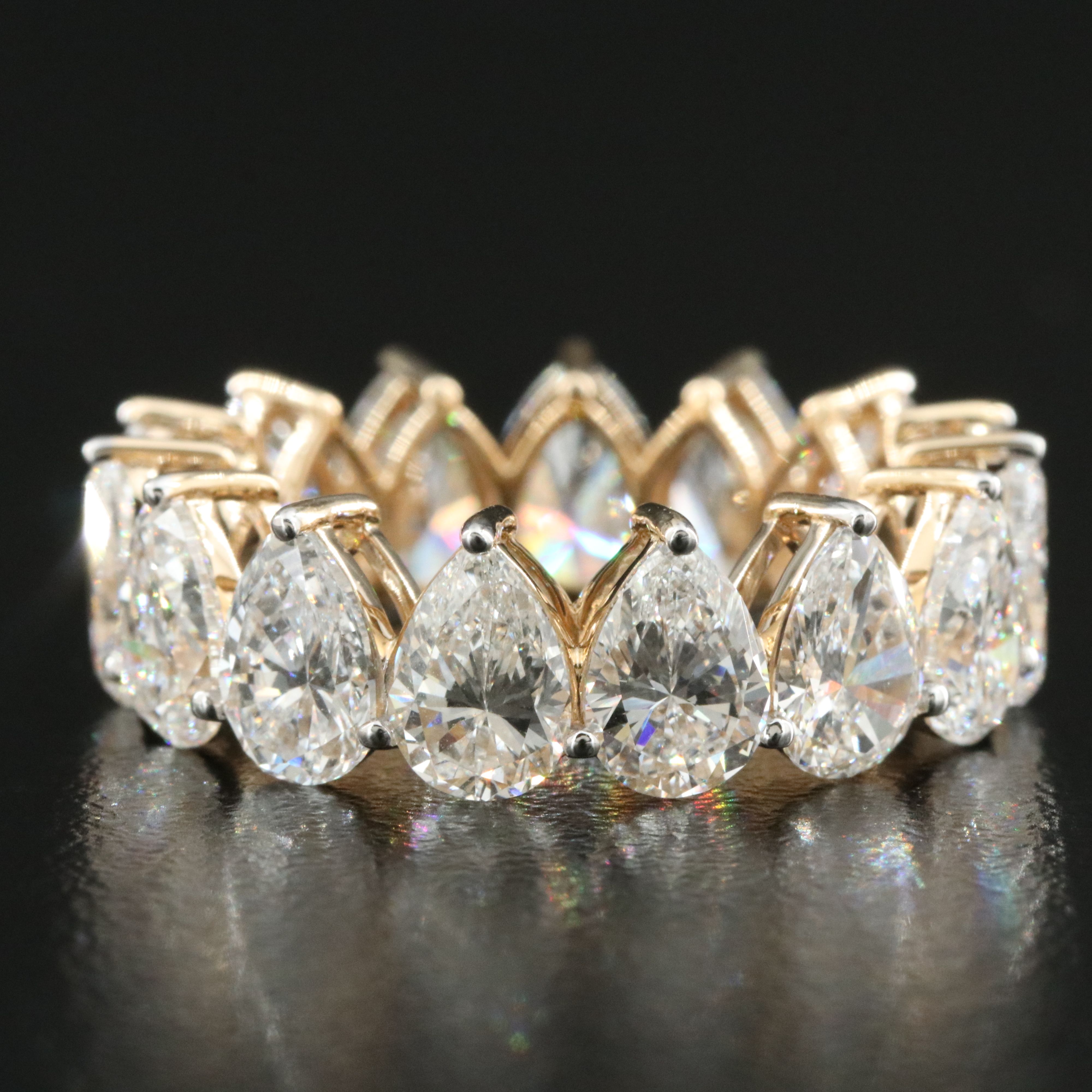 14K 8.97 CTW Lab Grown Diamond Eternity Band