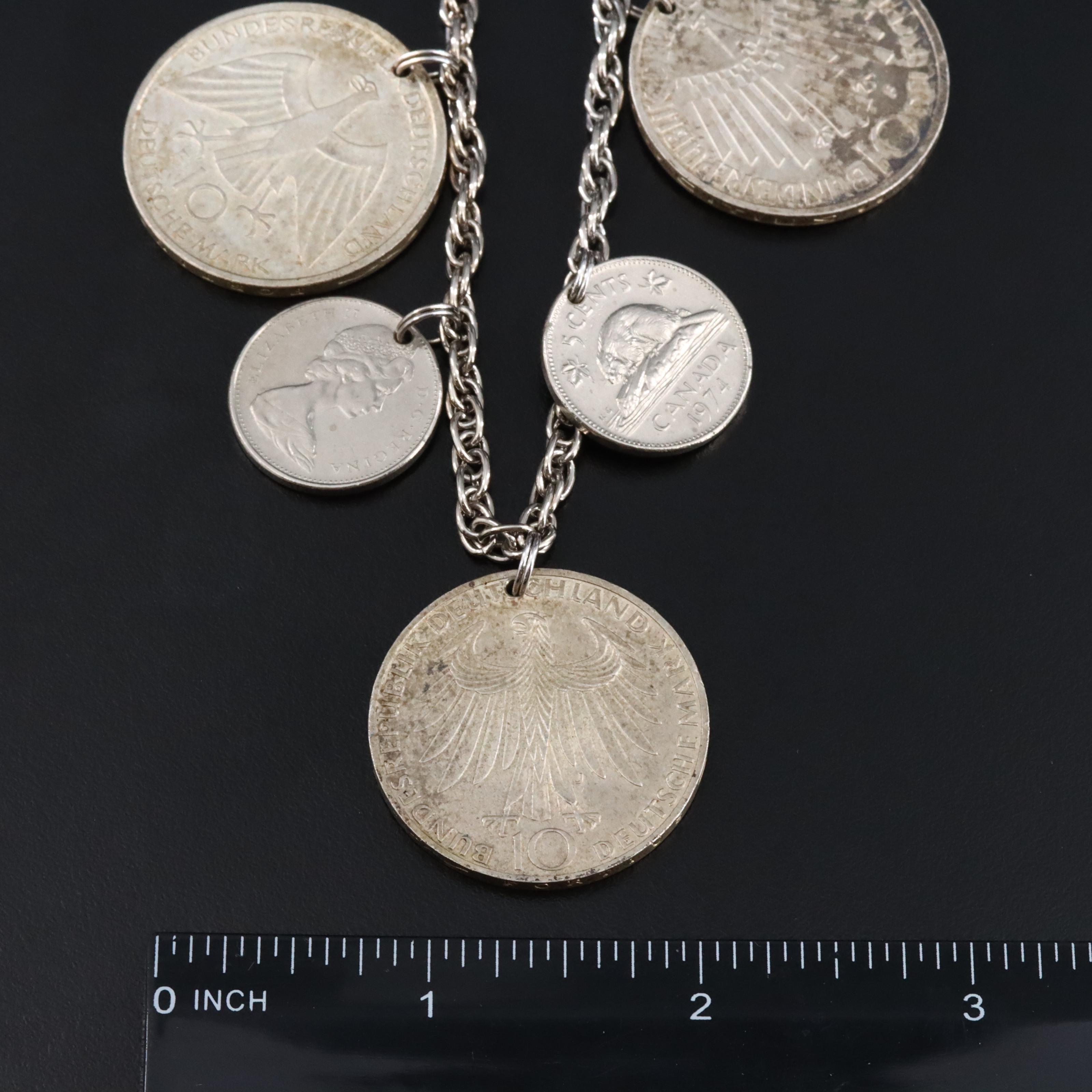 Coin Charm Necklace