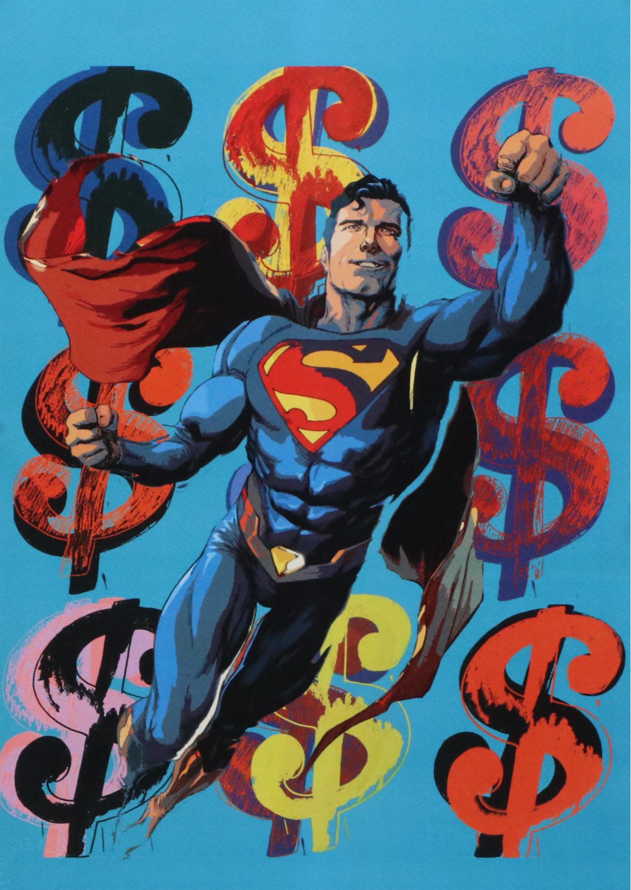 Death NYC Graphic Digital Print Featuring Superman, 21st Century