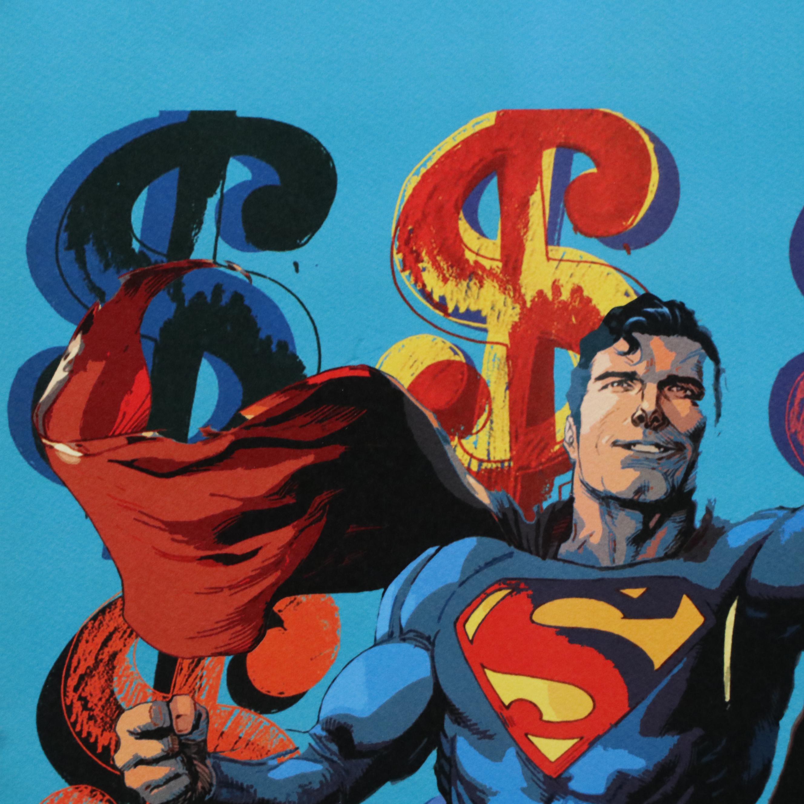 Death NYC Graphic Digital Print Featuring Superman, 21st Century