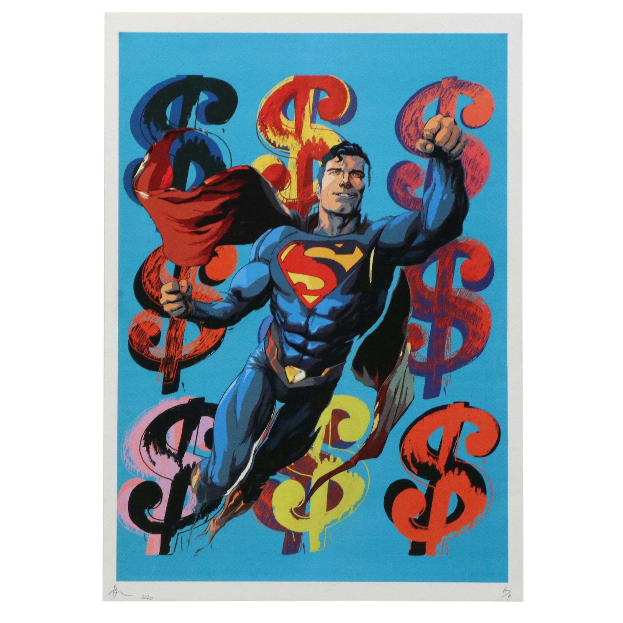 Death NYC Graphic Digital Print Featuring Superman, 21st Century