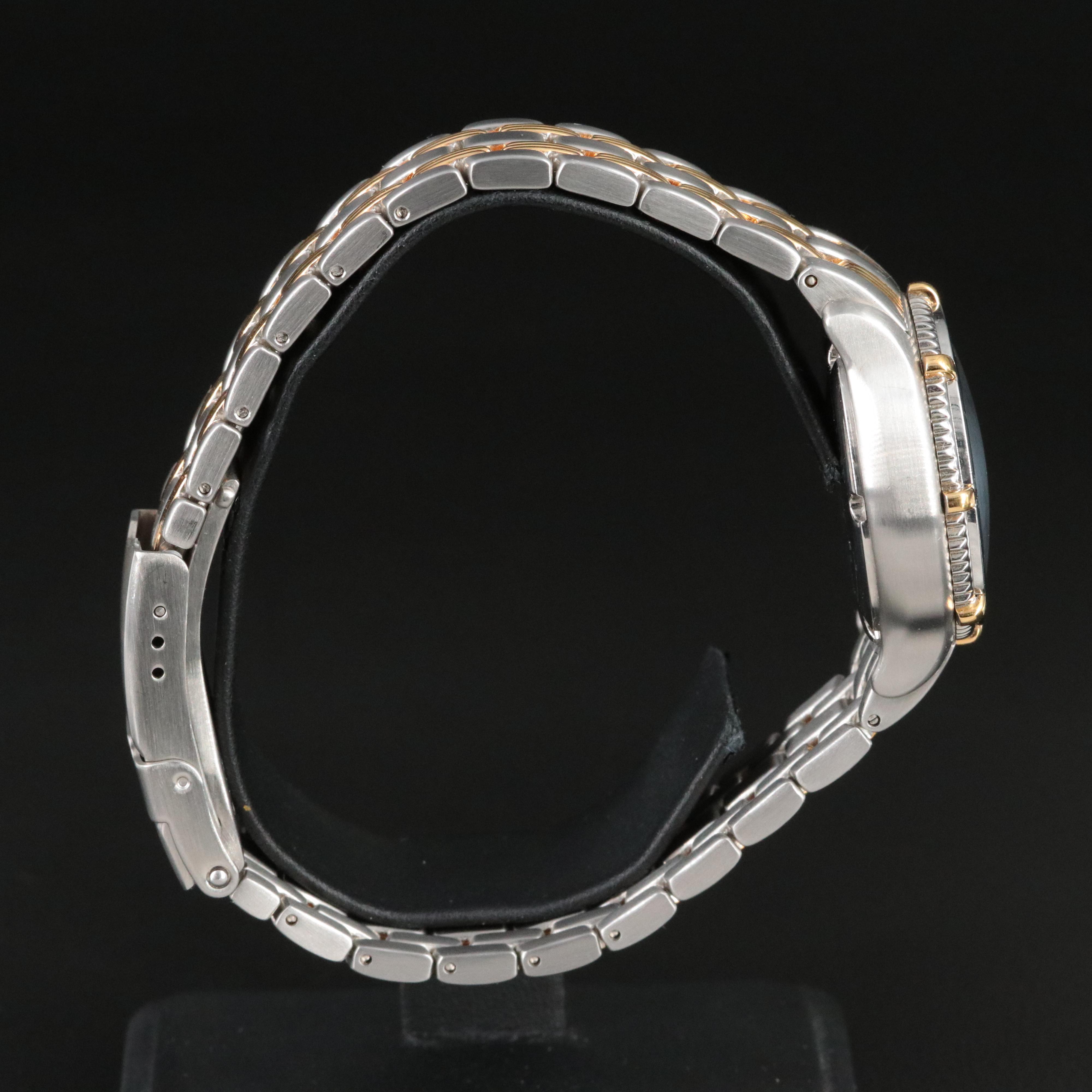 Krieger Velocite Mother-of-Pearl Diamond Dial Chrono Watch