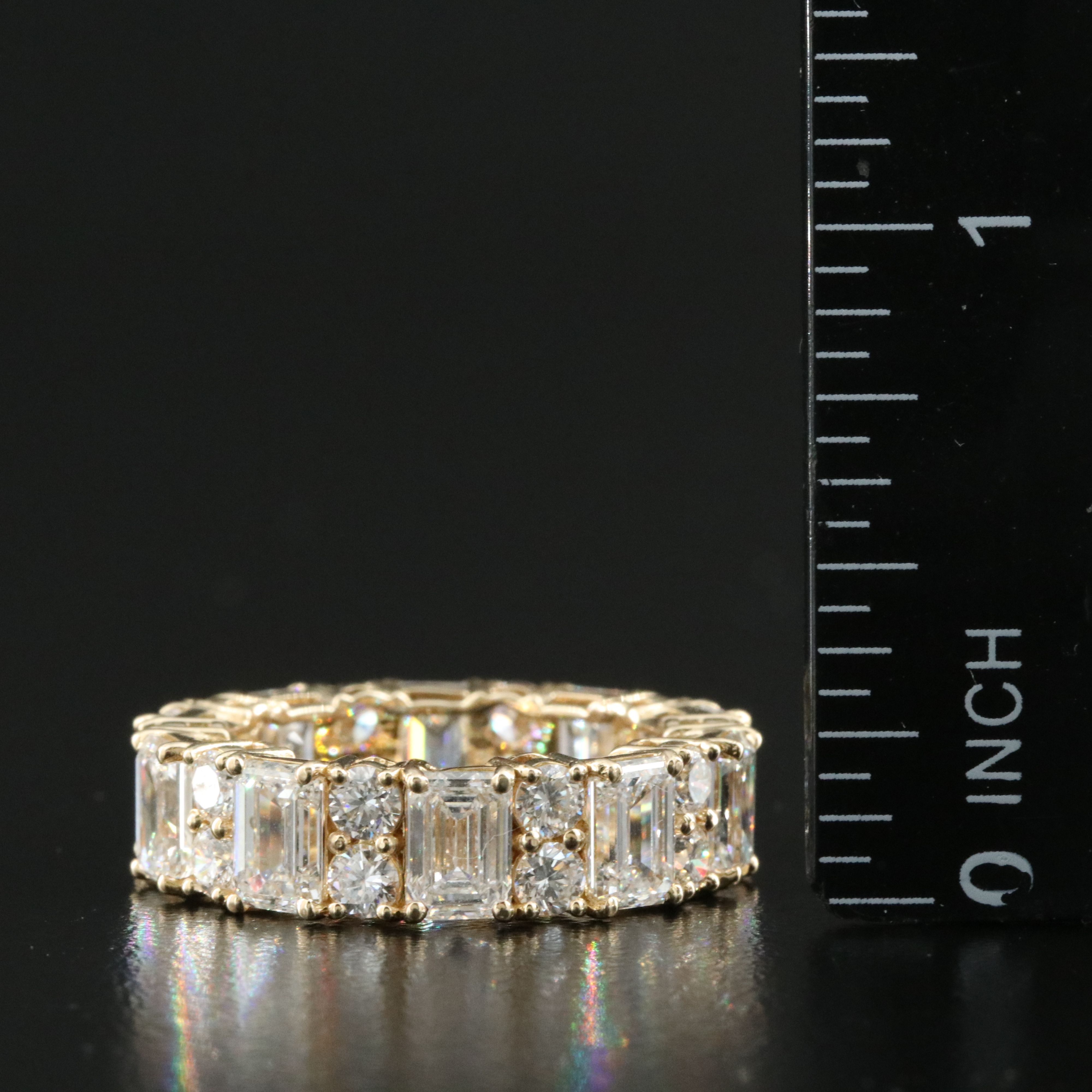 14K 7.93 CTW Lab Grown Diamond Eternity Band