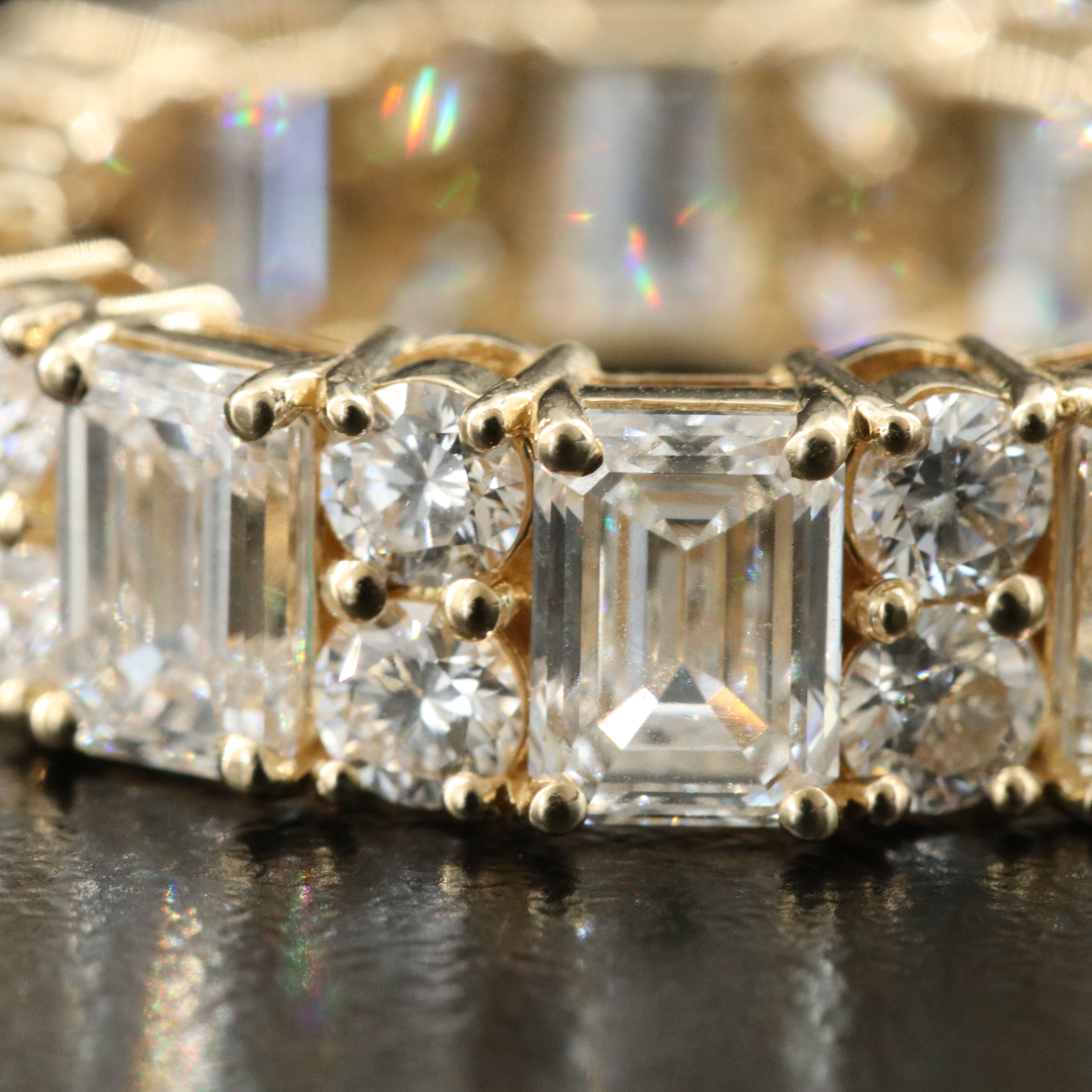 14K 7.93 CTW Lab Grown Diamond Eternity Band