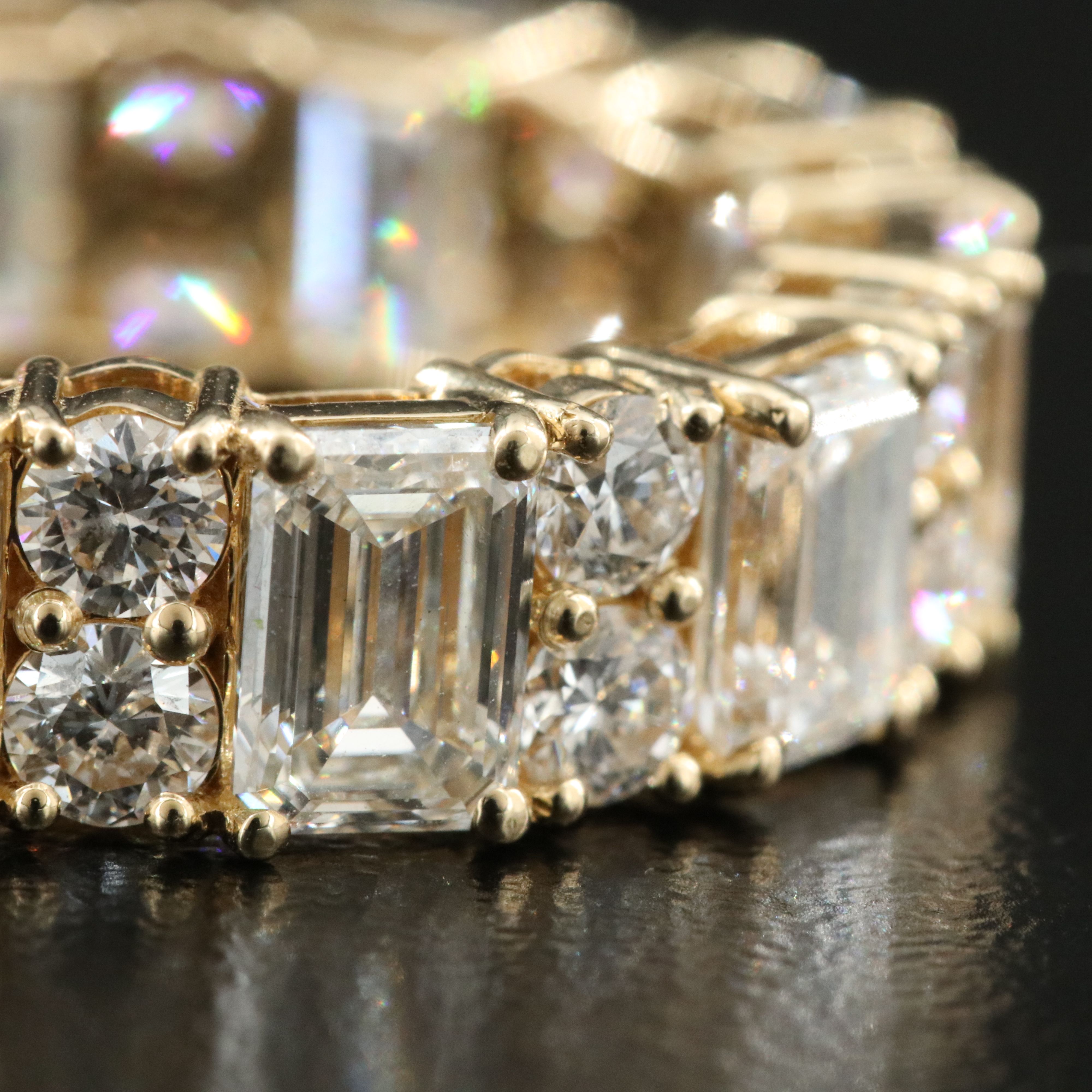 14K 7.93 CTW Lab Grown Diamond Eternity Band