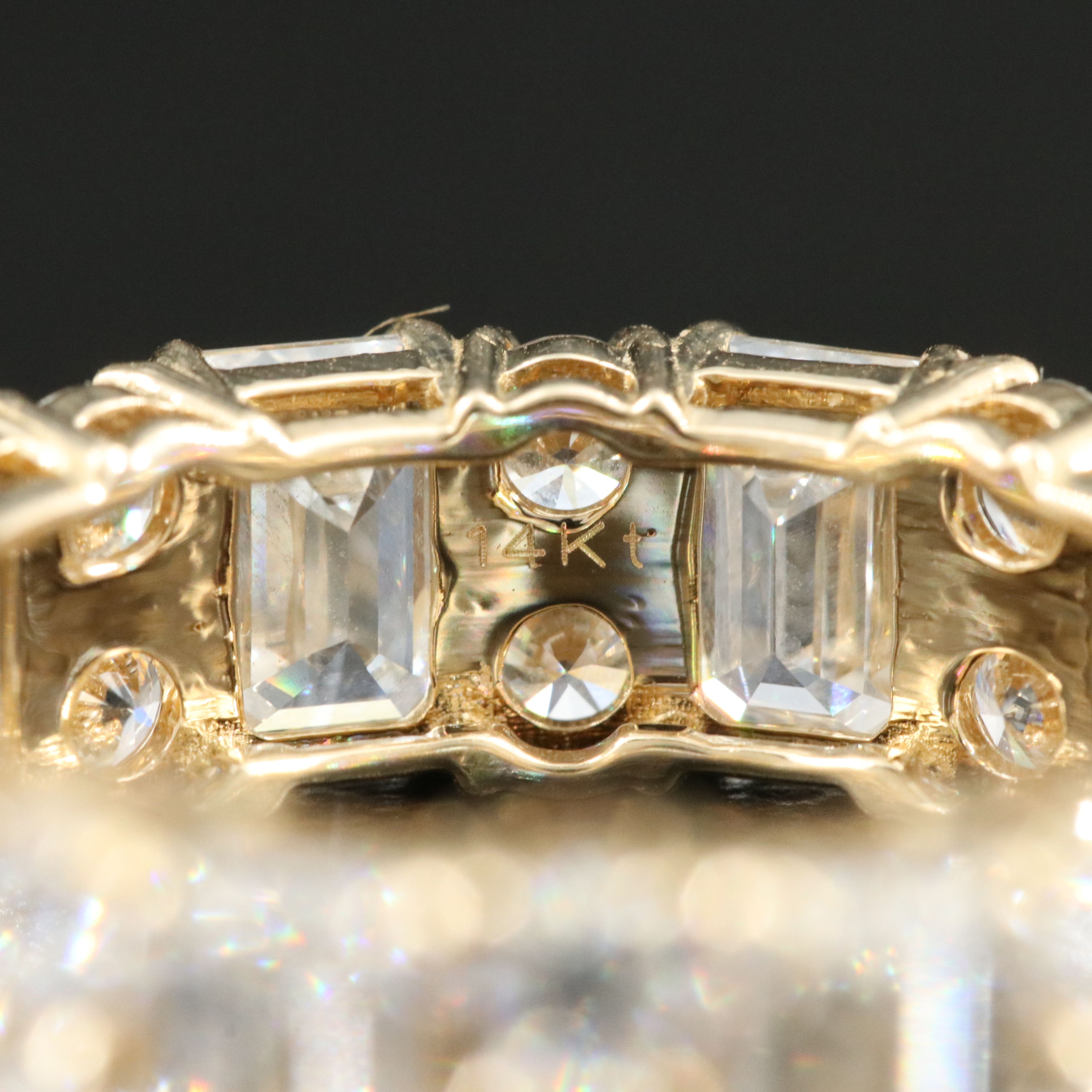 14K 7.93 CTW Lab Grown Diamond Eternity Band