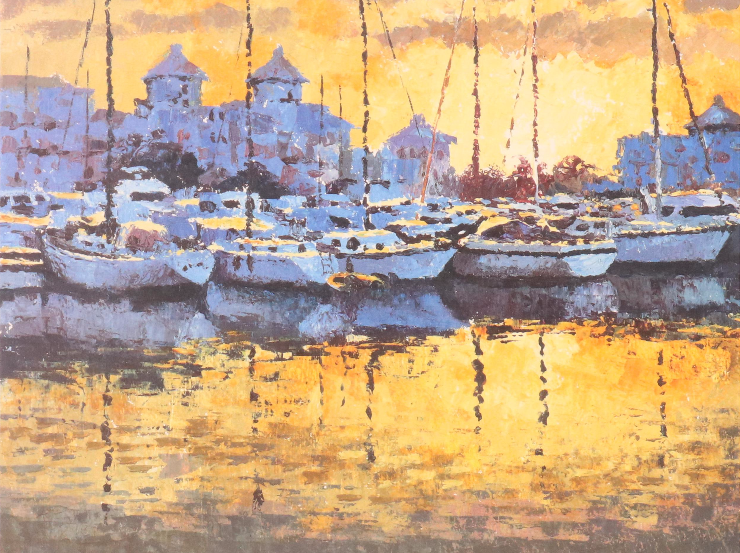 Hazel Soan Serigraph "Evening Colours," 2001