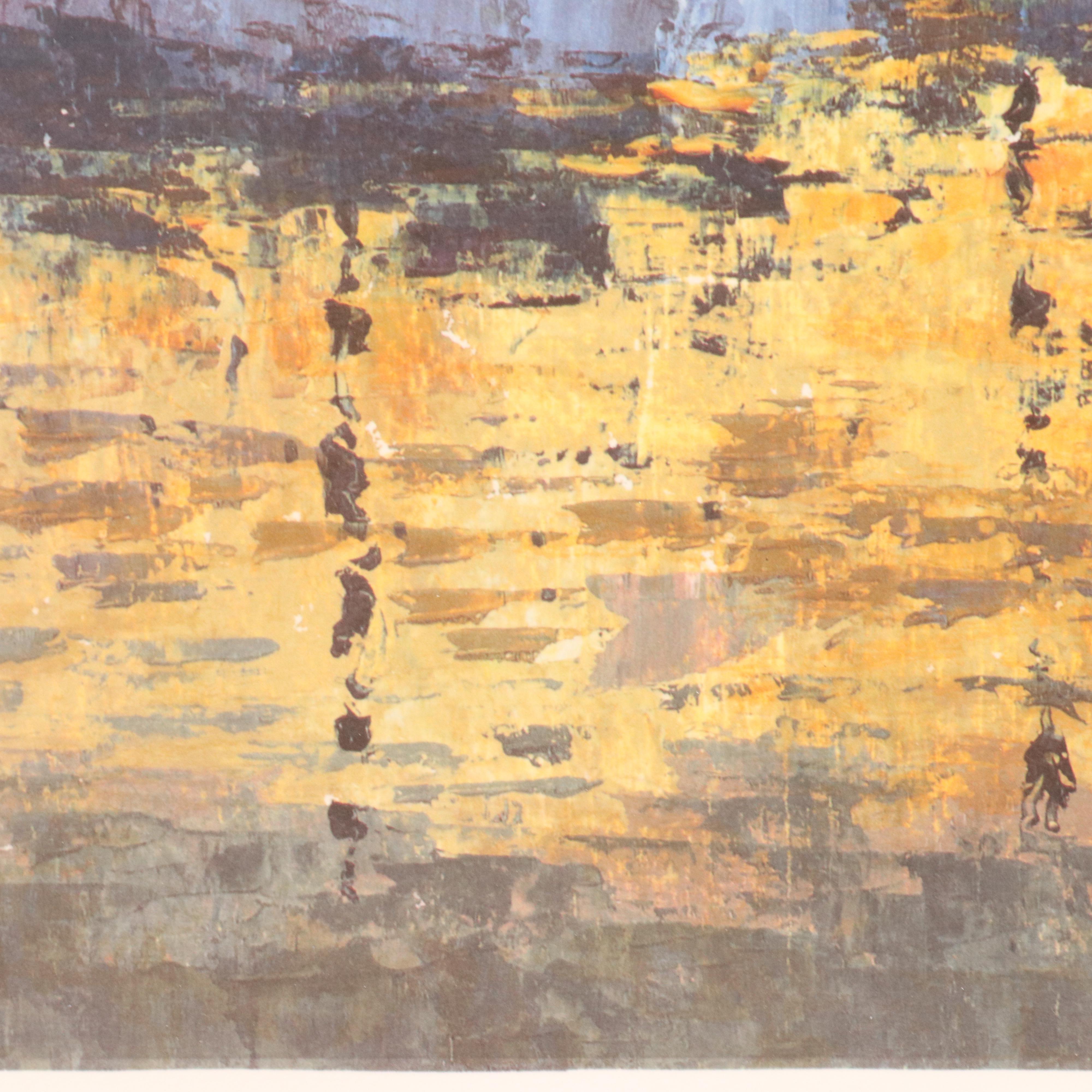 Hazel Soan Serigraph "Evening Colours," 2001