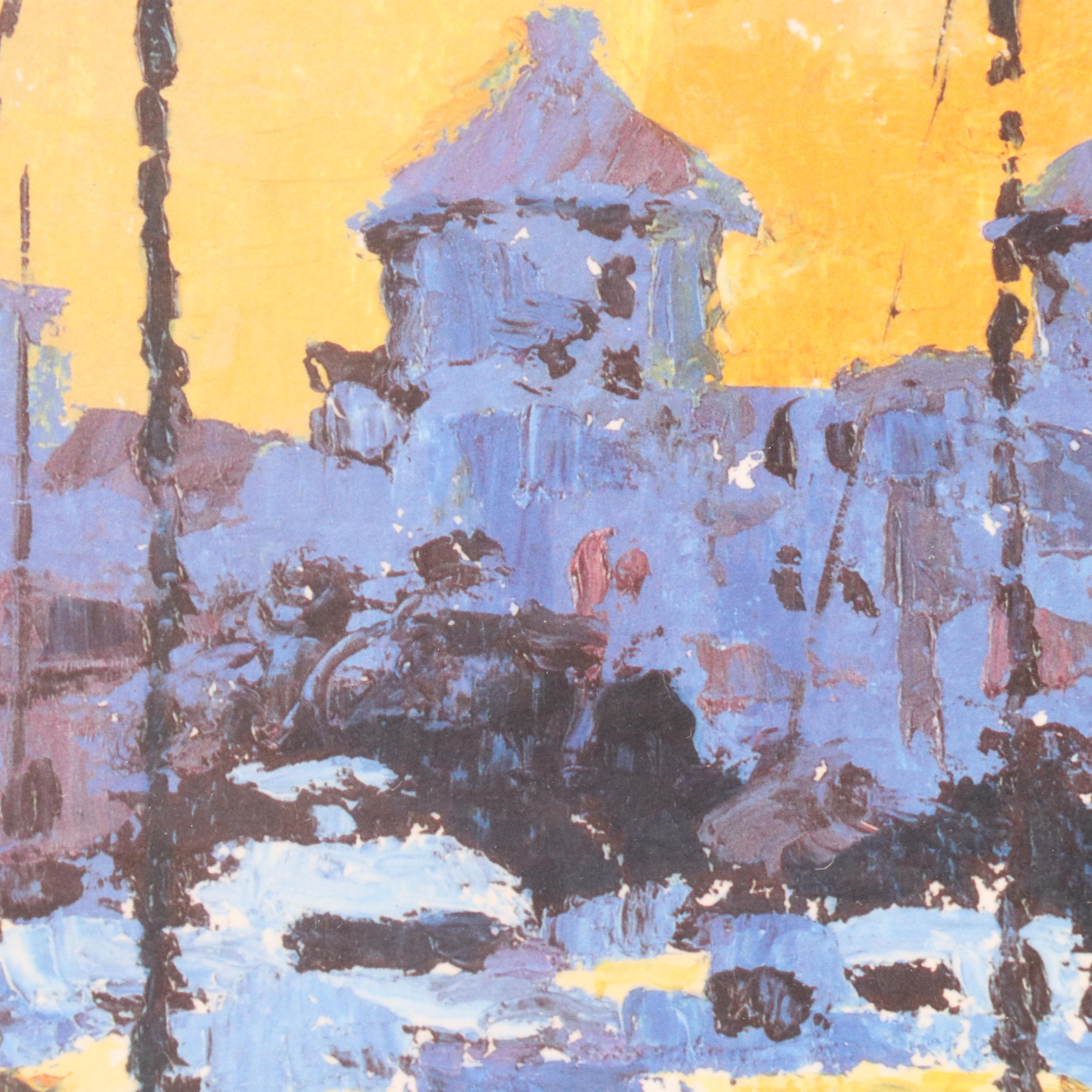 Hazel Soan Serigraph "Evening Colours," 2001