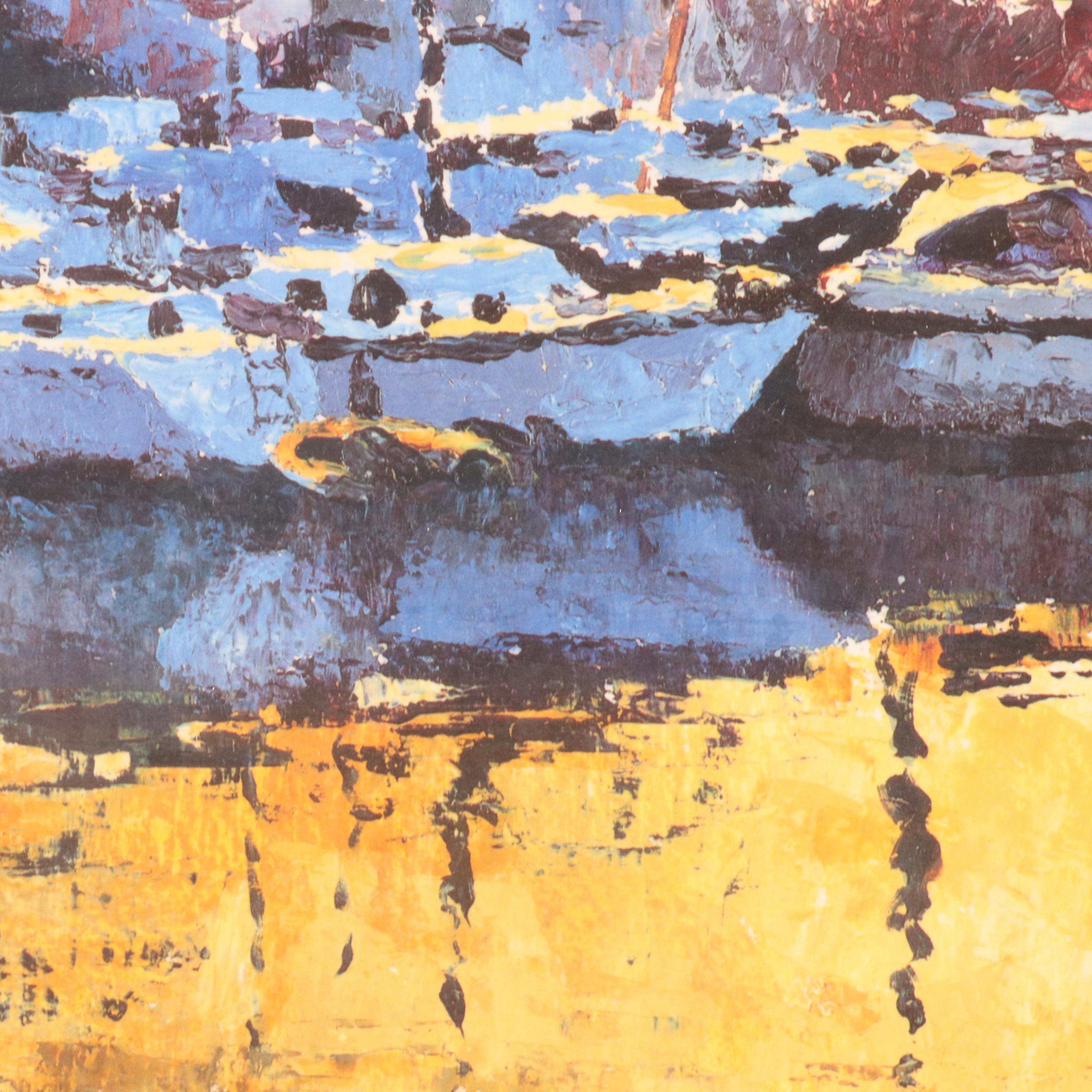 Hazel Soan Serigraph "Evening Colours," 2001