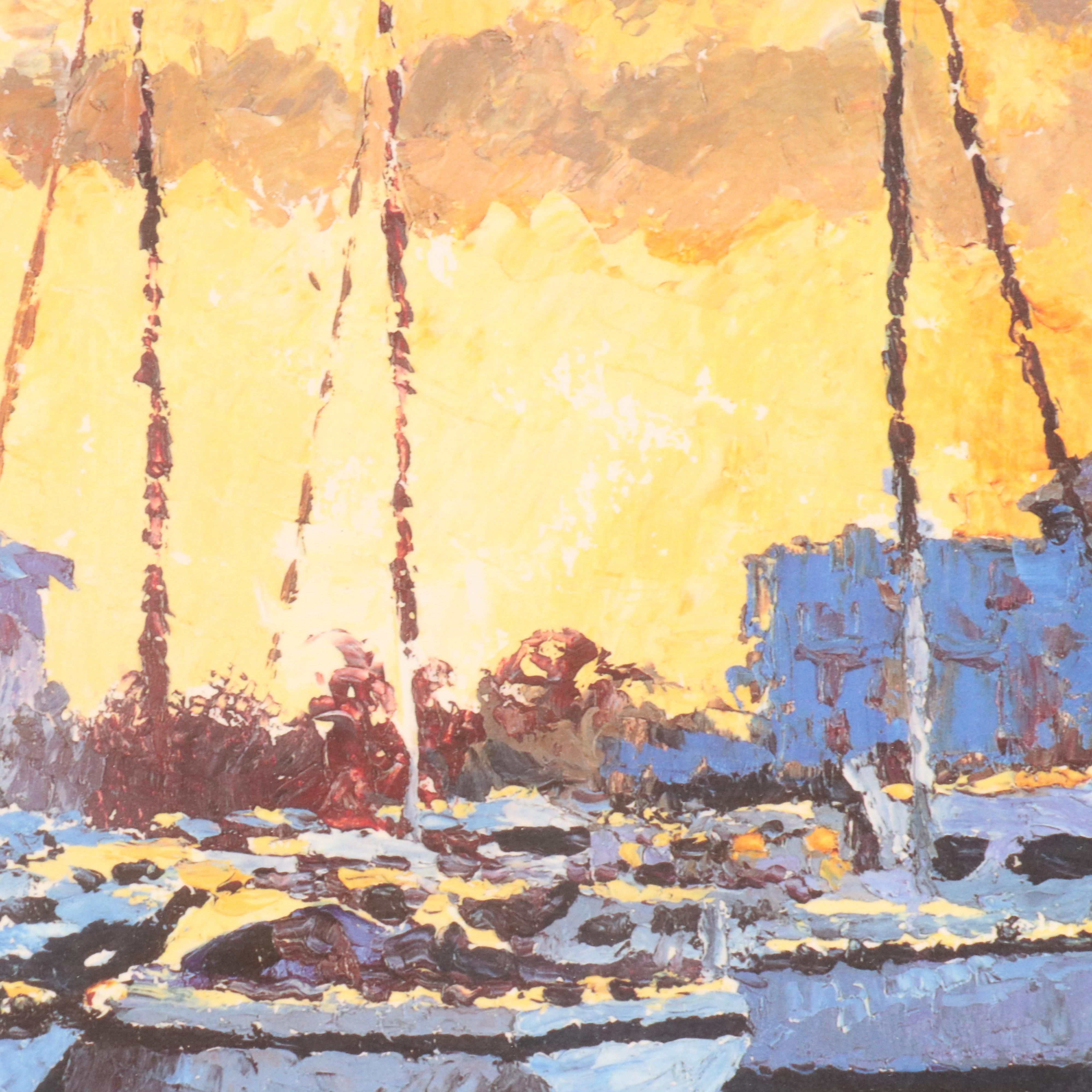 Hazel Soan Serigraph "Evening Colours," 2001