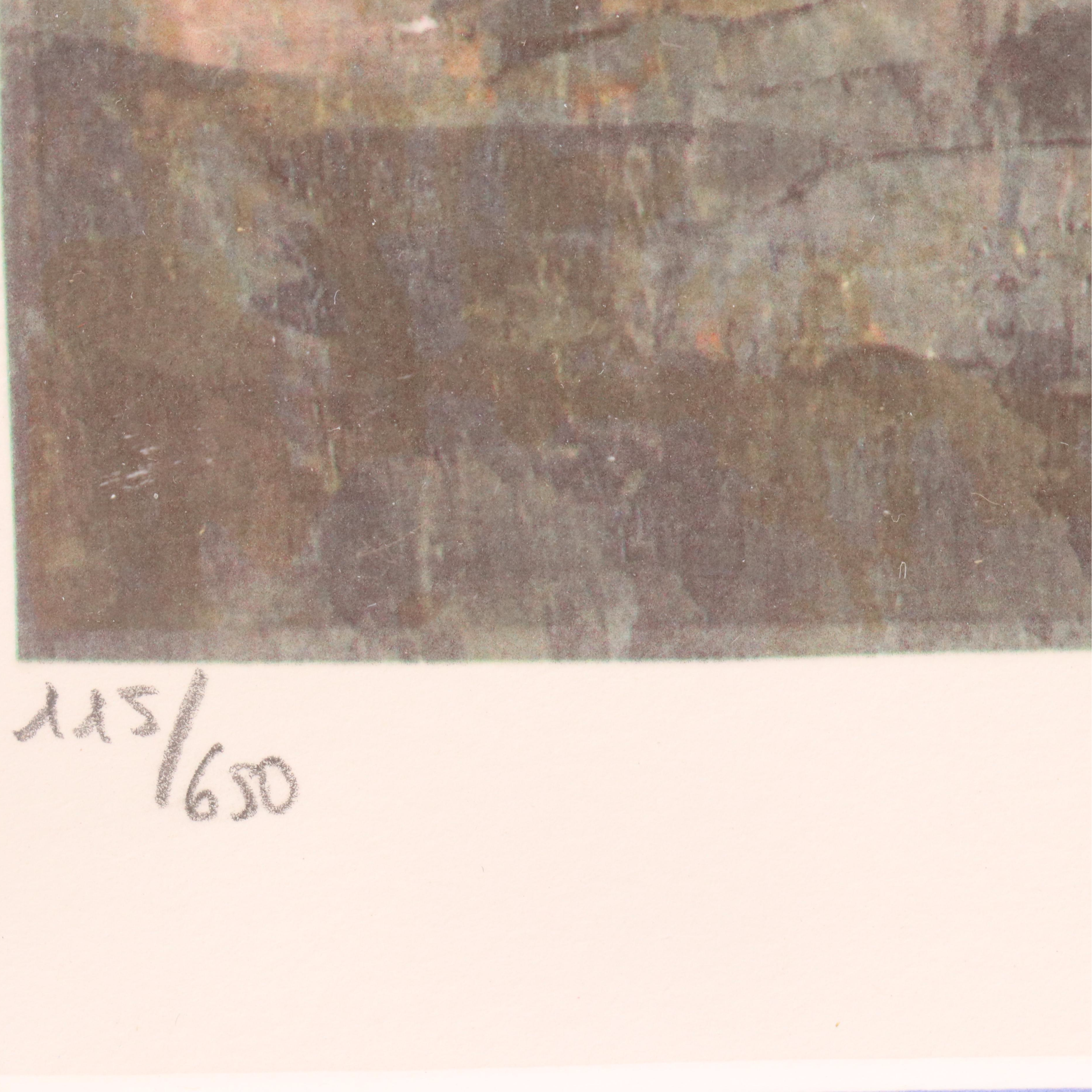 Hazel Soan Serigraph "Evening Colours," 2001