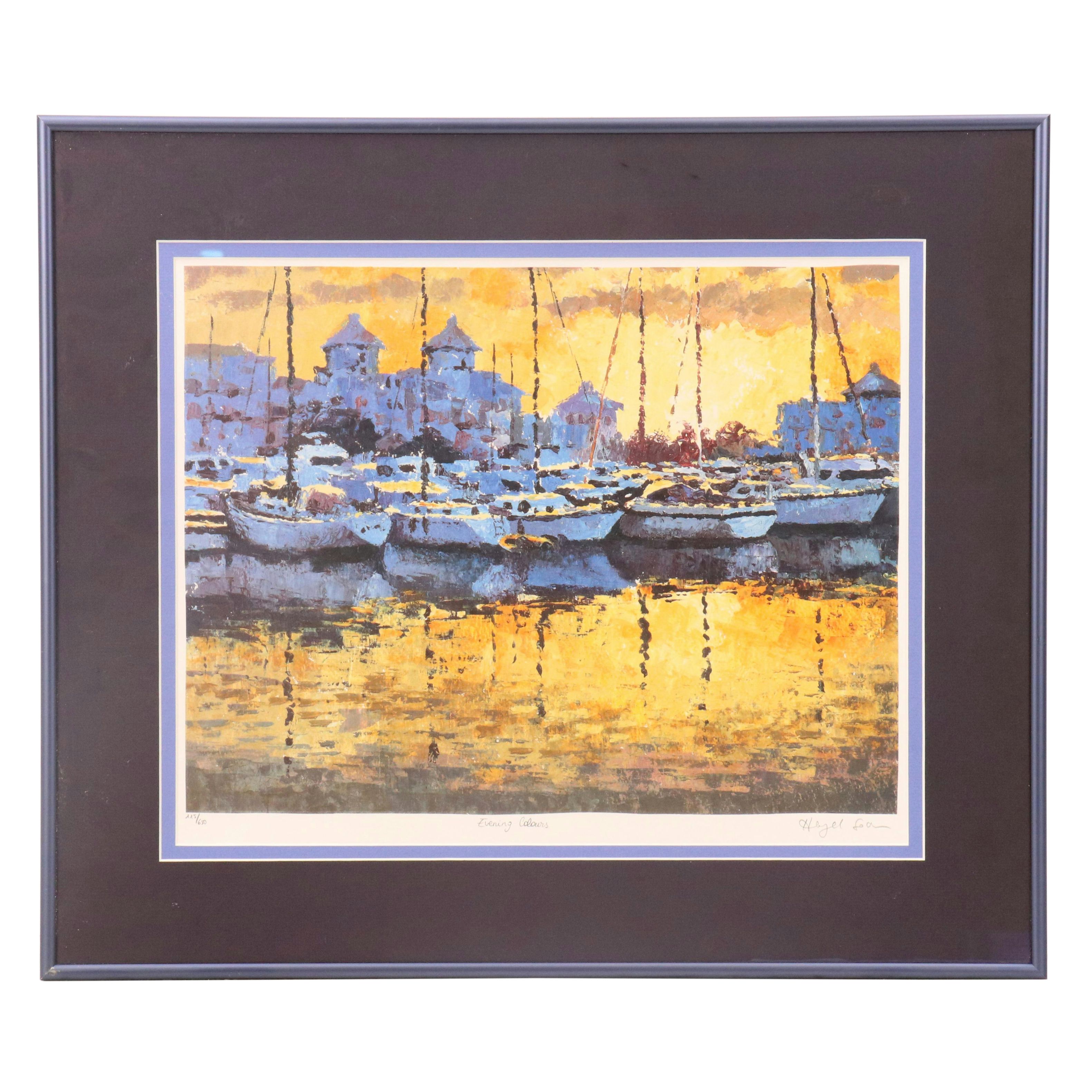 Hazel Soan Serigraph "Evening Colours," 2001