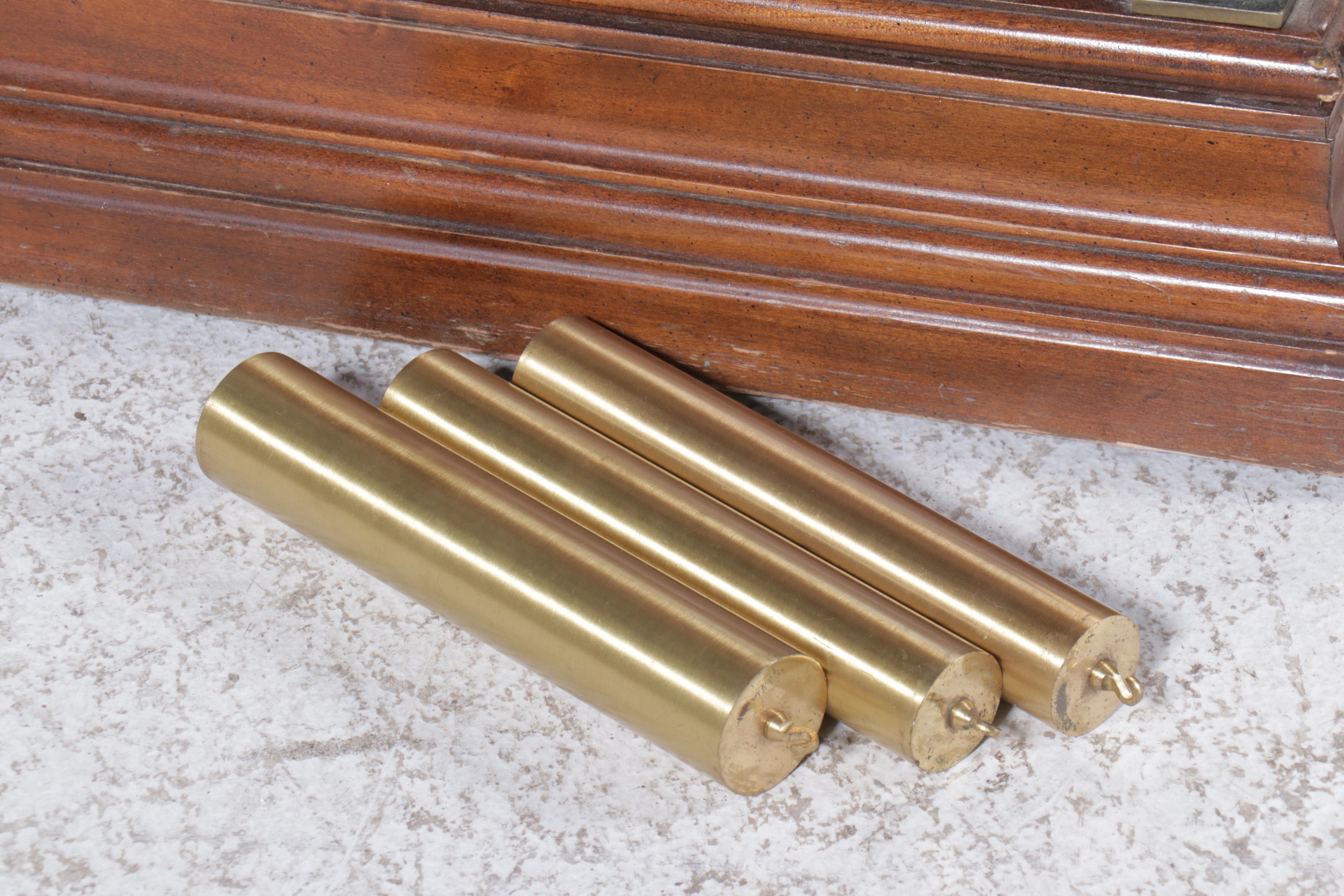 Pearl Carved Wood Grandfather Clock