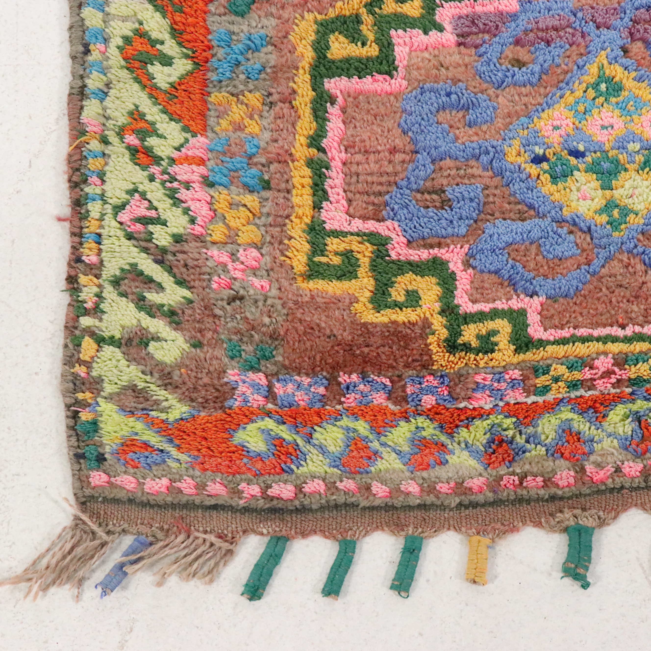 2'7 x 10'8 Hand-Knotted Moroccan Berber Carpet Runner