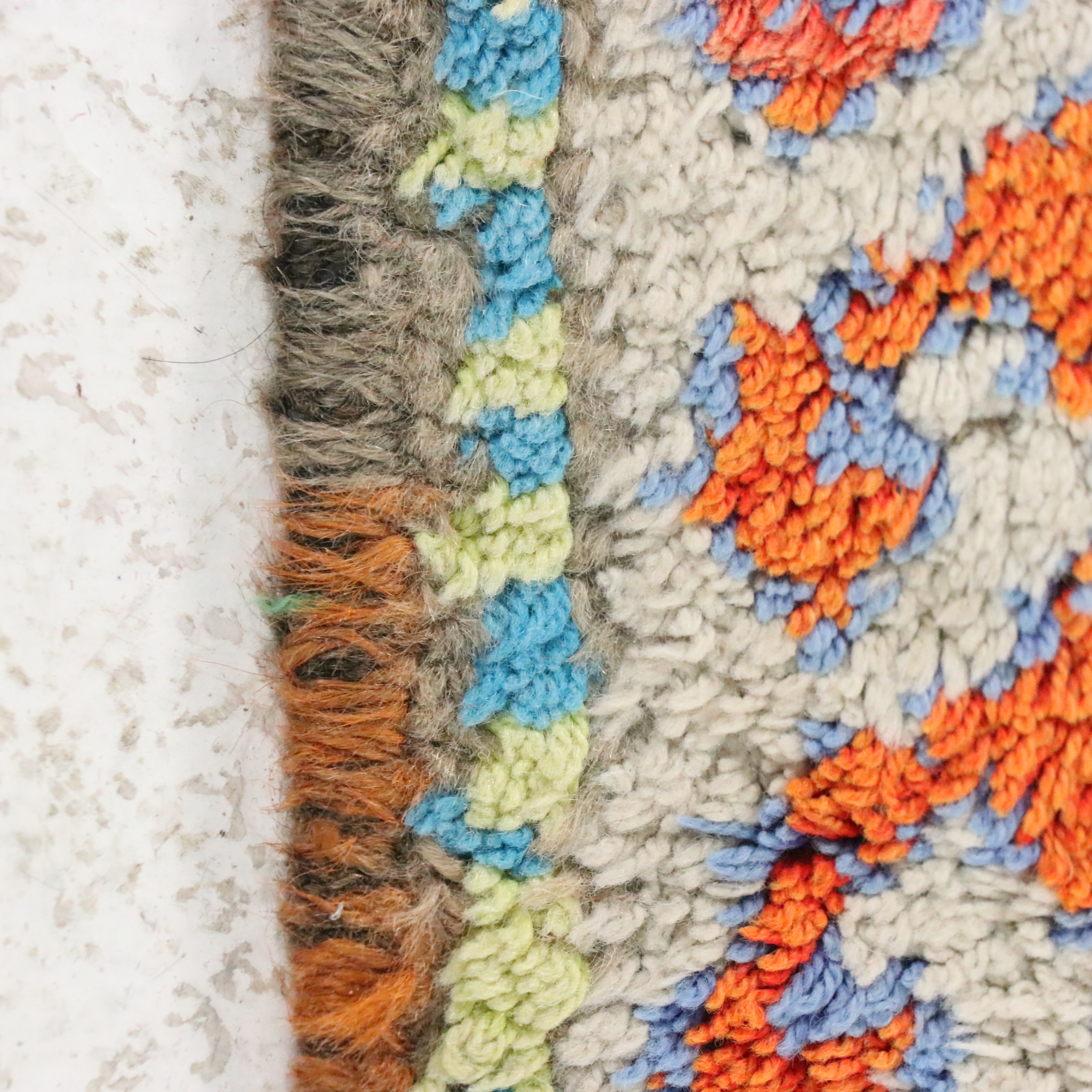 2'7 x 10'8 Hand-Knotted Moroccan Berber Carpet Runner