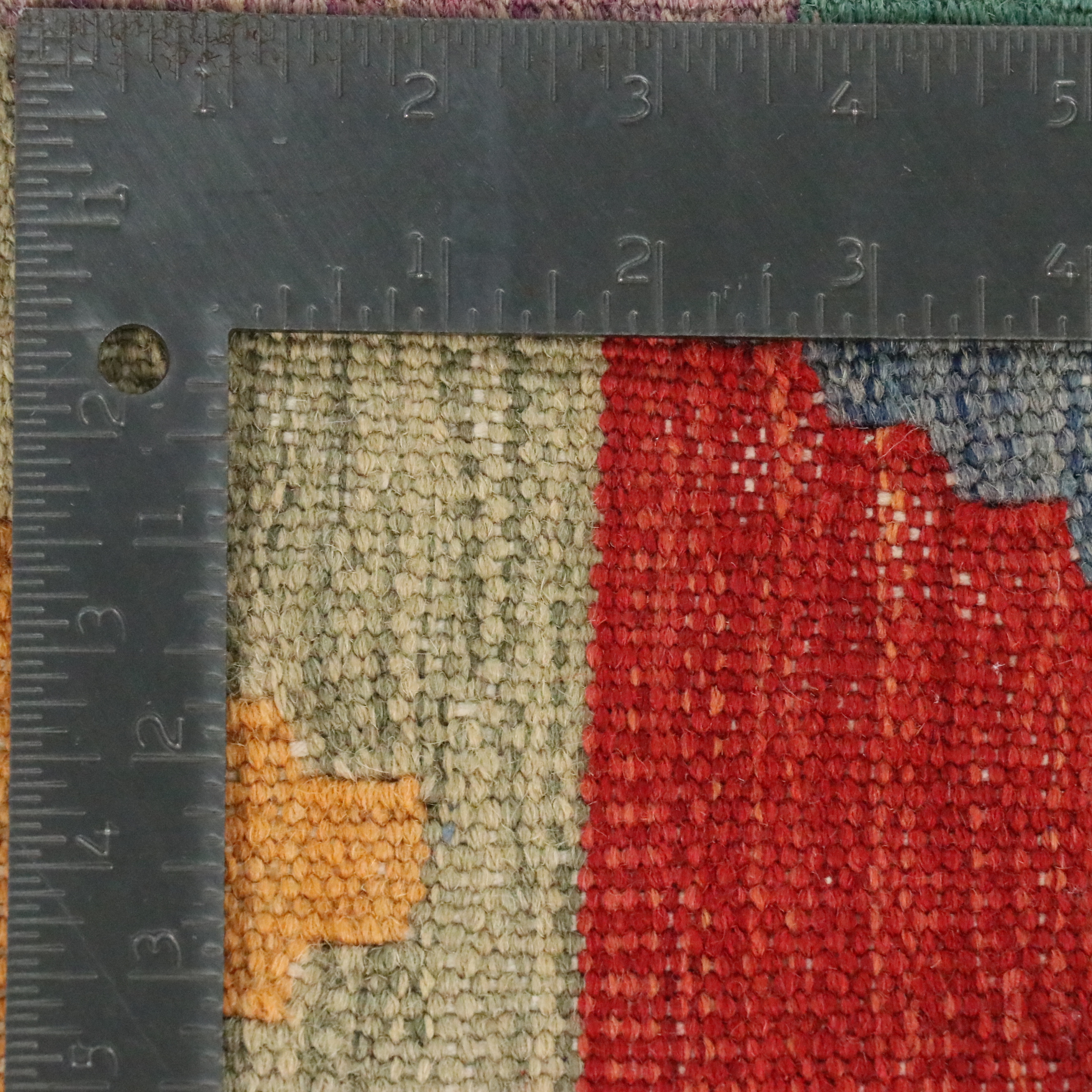 6'8 x 9'10 Handwoven Pakistani Kilim Area Rug