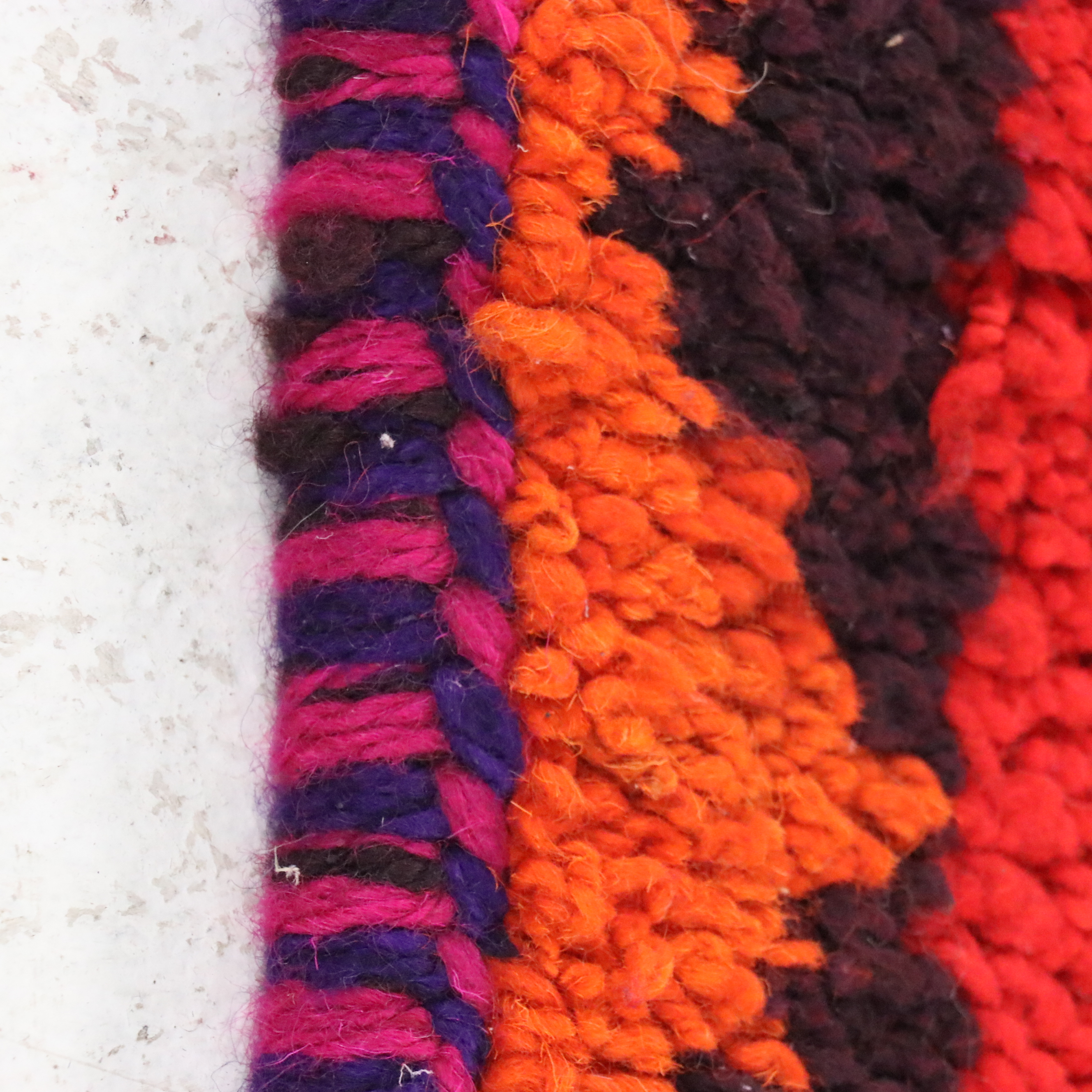 3'7 x 11'6 Hand-Knotted Moroccan Berber Long Rug