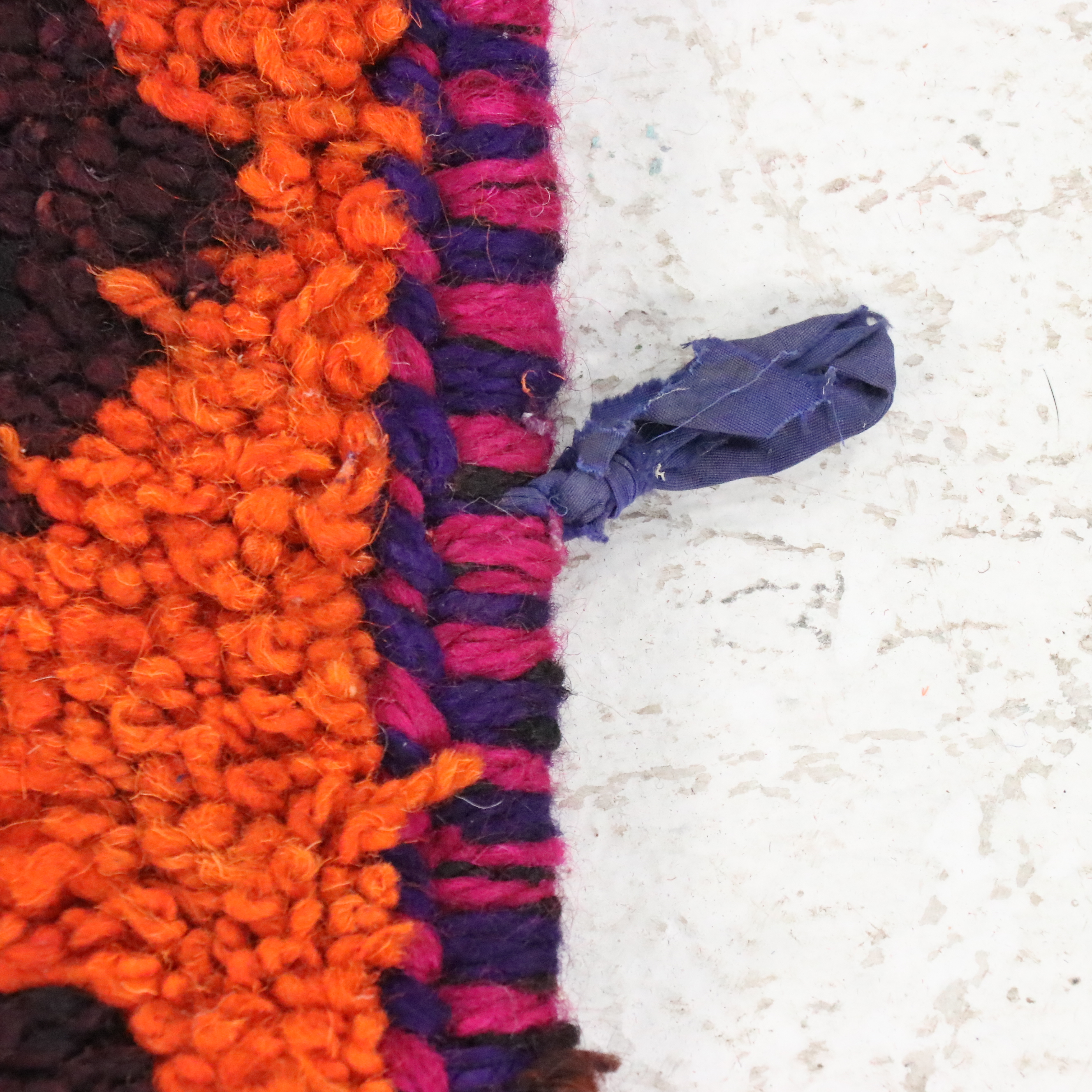 3'7 x 11'6 Hand-Knotted Moroccan Berber Long Rug