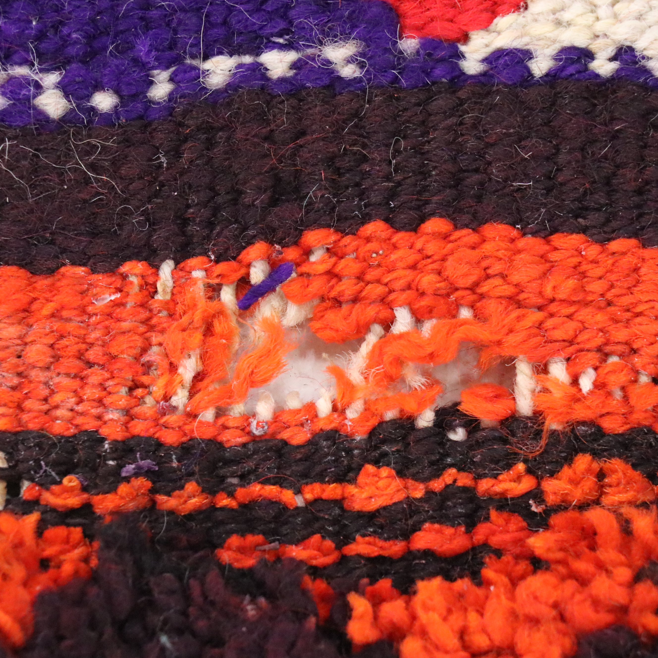 3'7 x 11'6 Hand-Knotted Moroccan Berber Long Rug