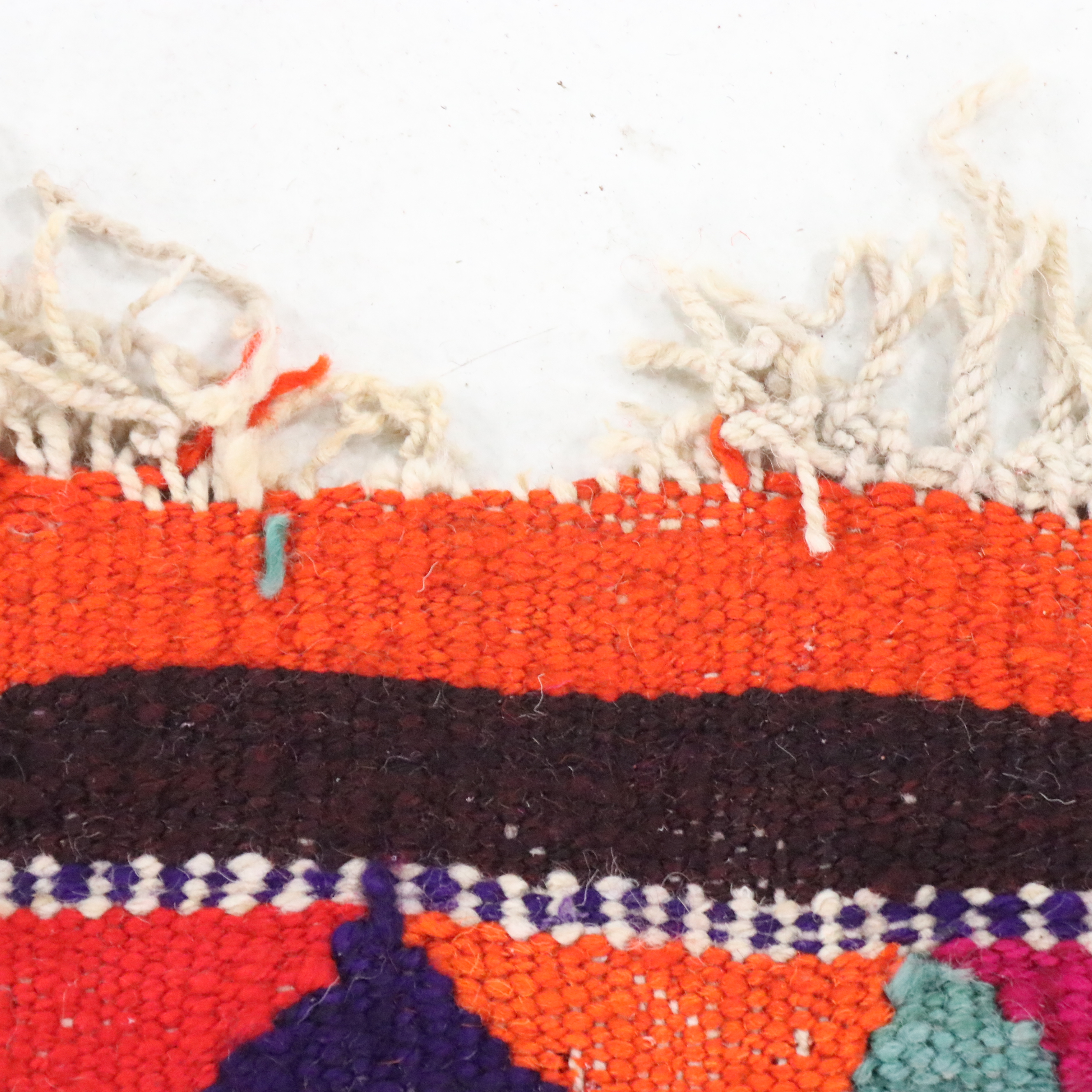 3'7 x 11'6 Hand-Knotted Moroccan Berber Long Rug