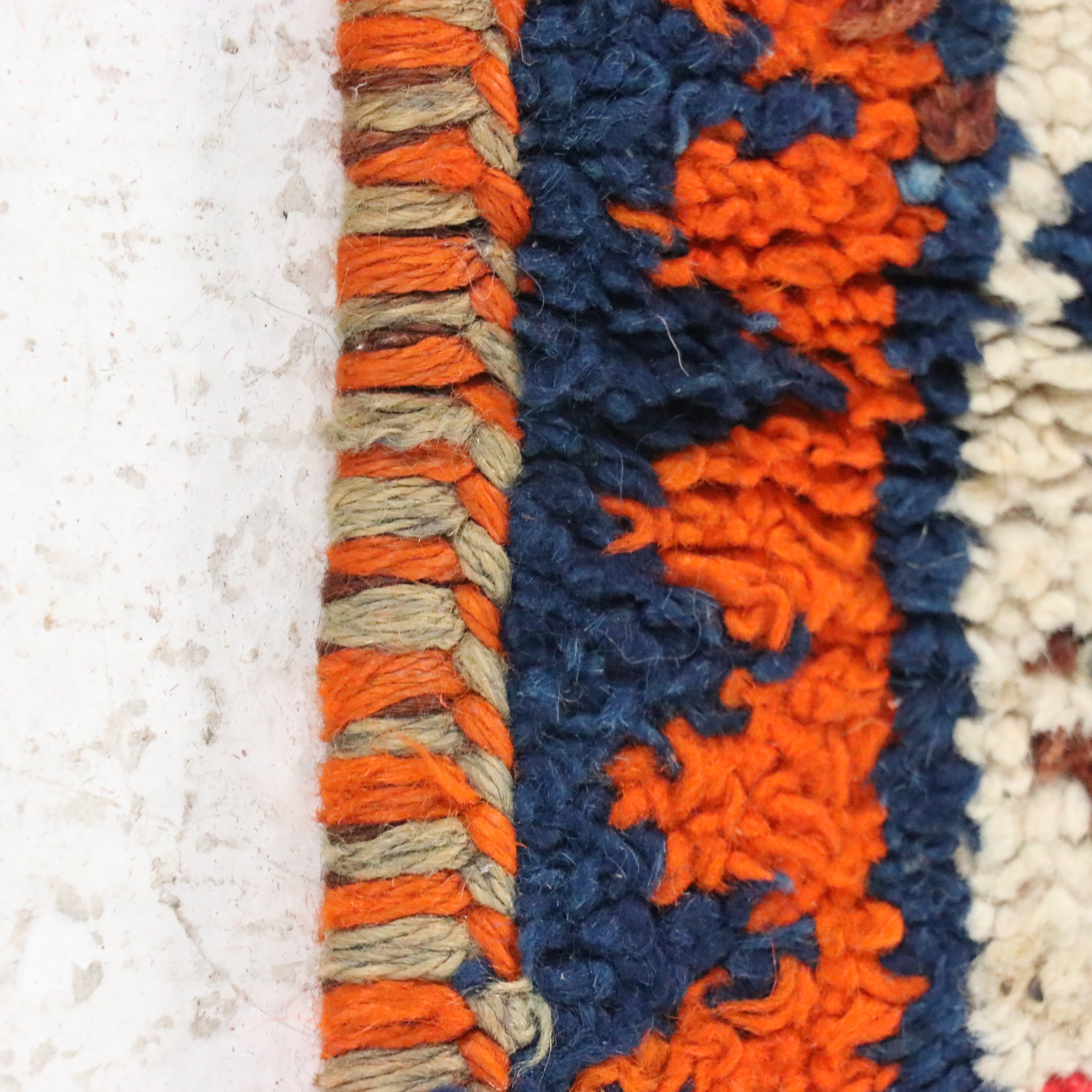 3'4 x 9'11 Hand-Knotted Moroccan Berber Long Rug