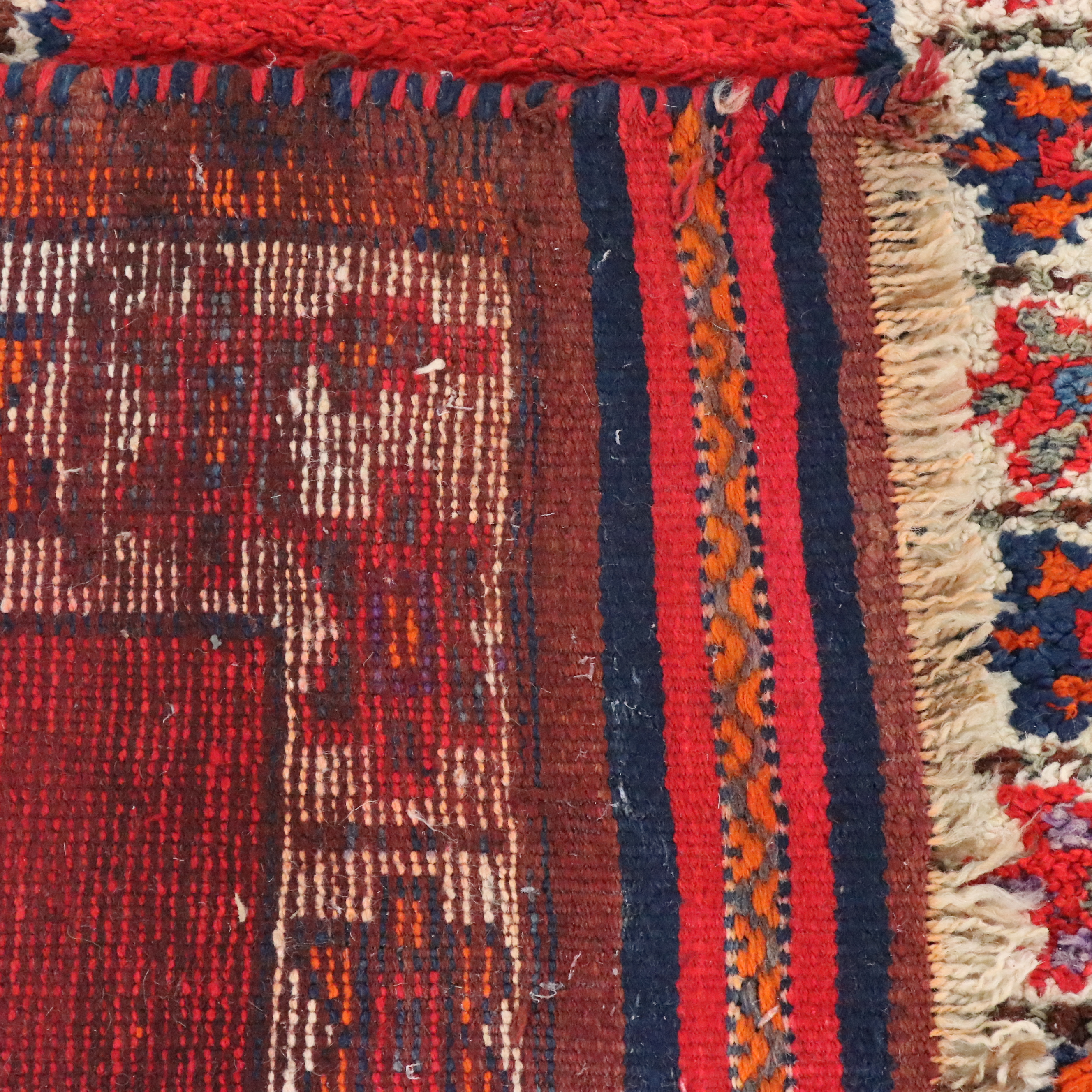 3'4 x 9'11 Hand-Knotted Moroccan Berber Long Rug