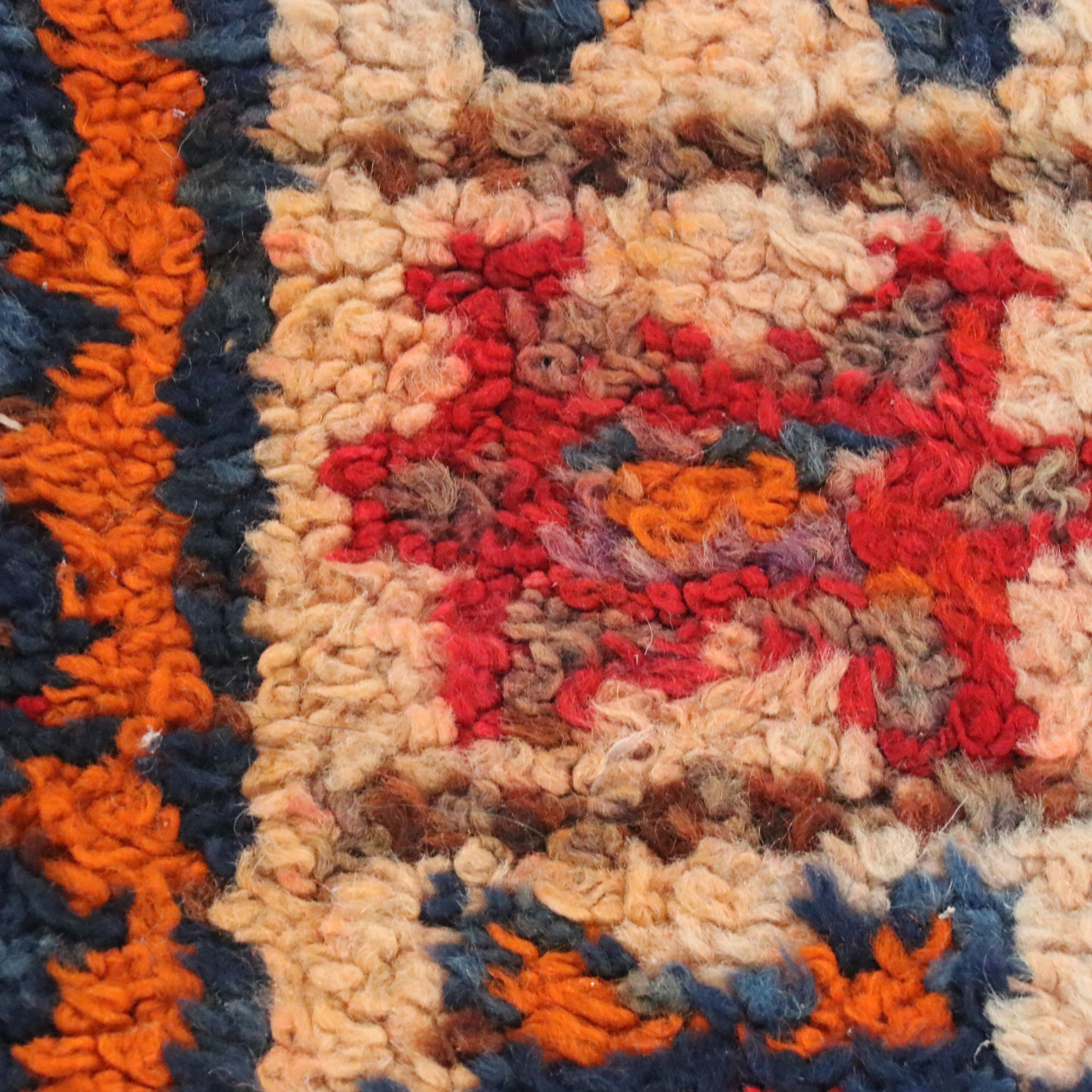 3'4 x 9'11 Hand-Knotted Moroccan Berber Long Rug