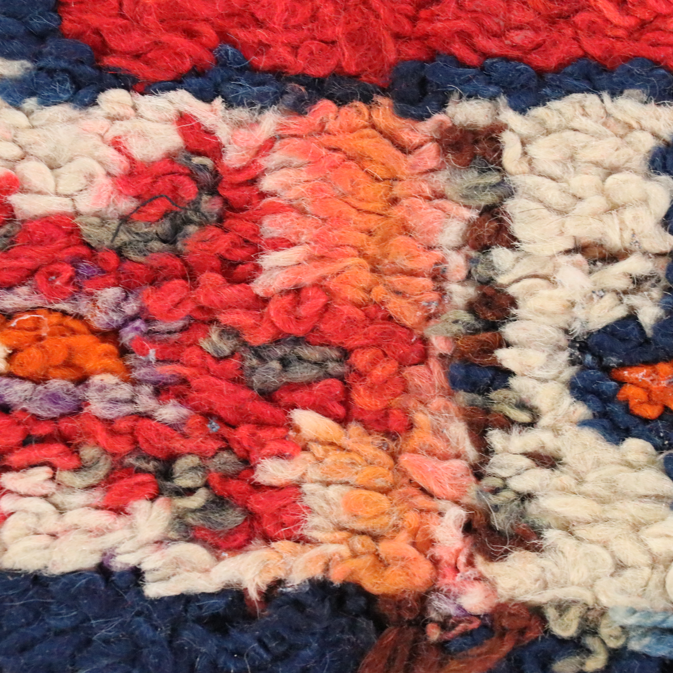 3'4 x 9'11 Hand-Knotted Moroccan Berber Long Rug