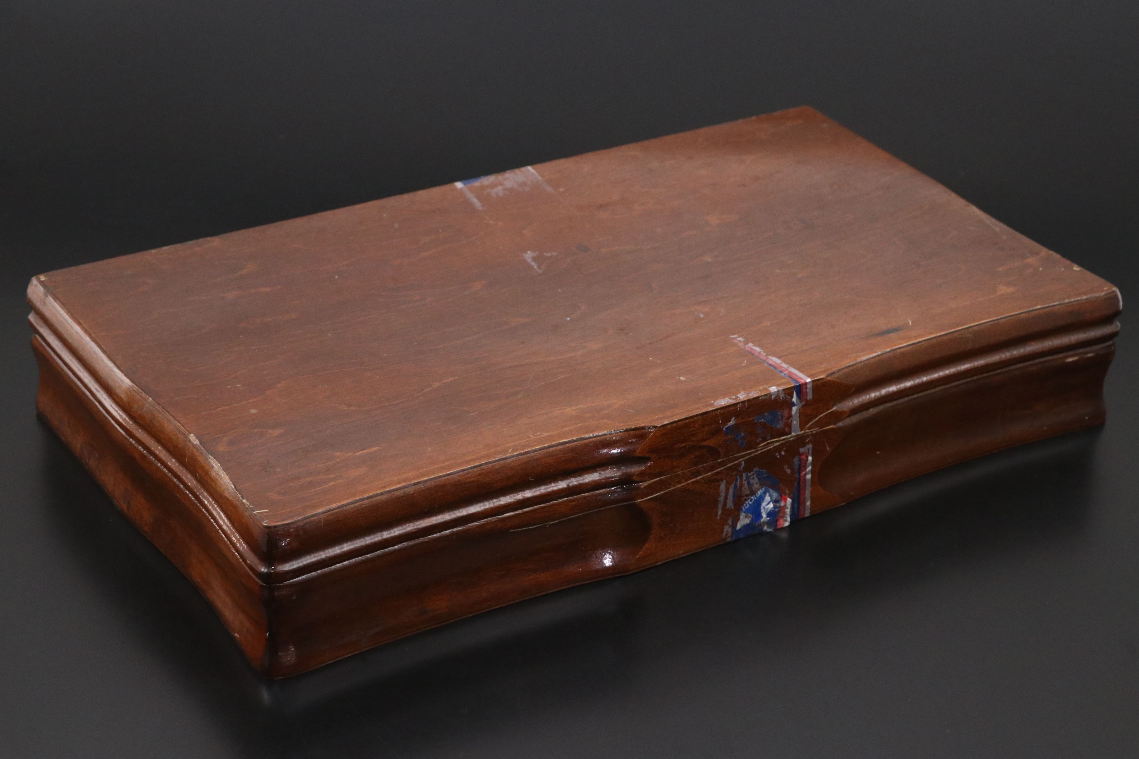 Wm. Rogers Art Deco Style "Imperial" Silver Plate Flatware with Chest