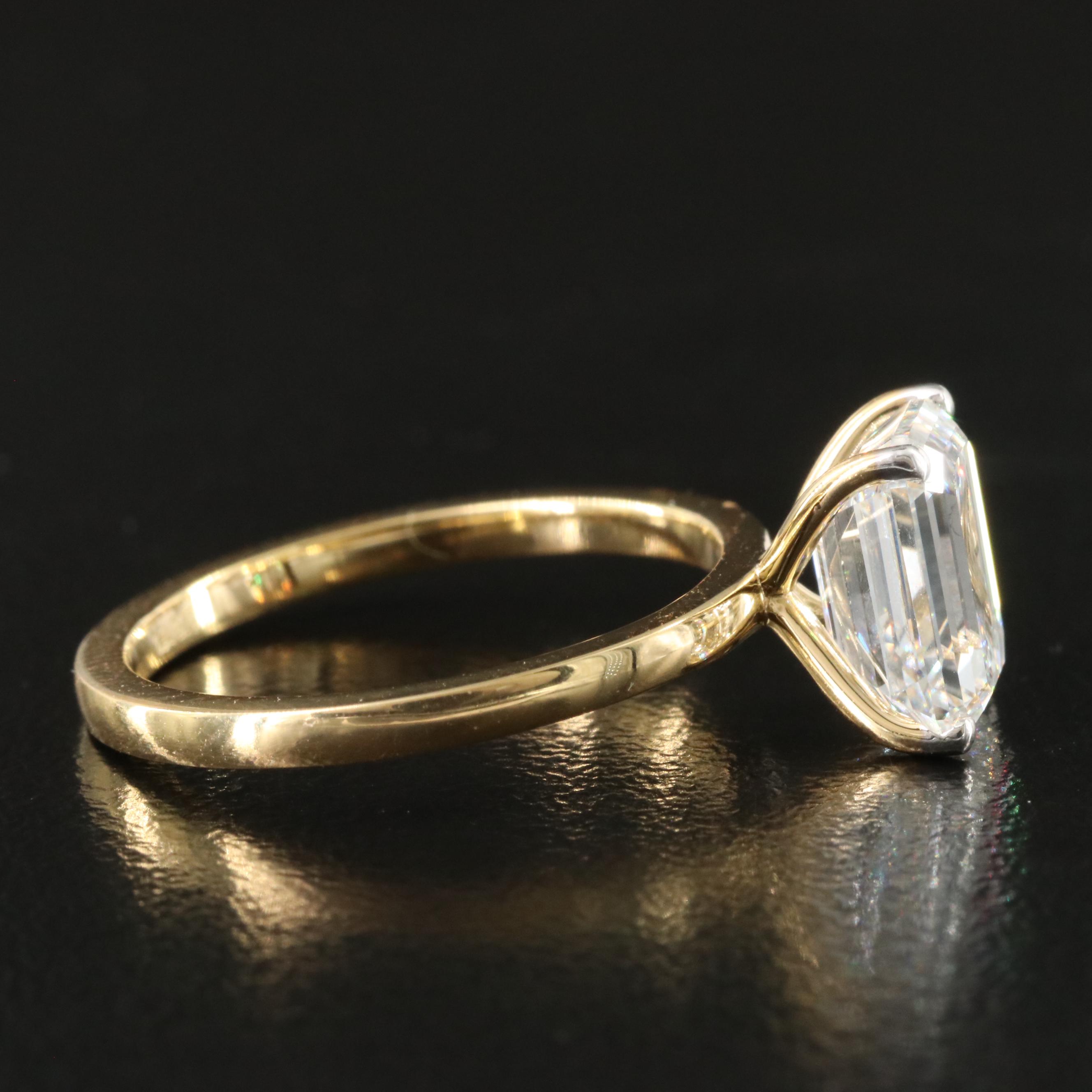 14K 2.50 CT Lab Grown Diamond with IGI Report