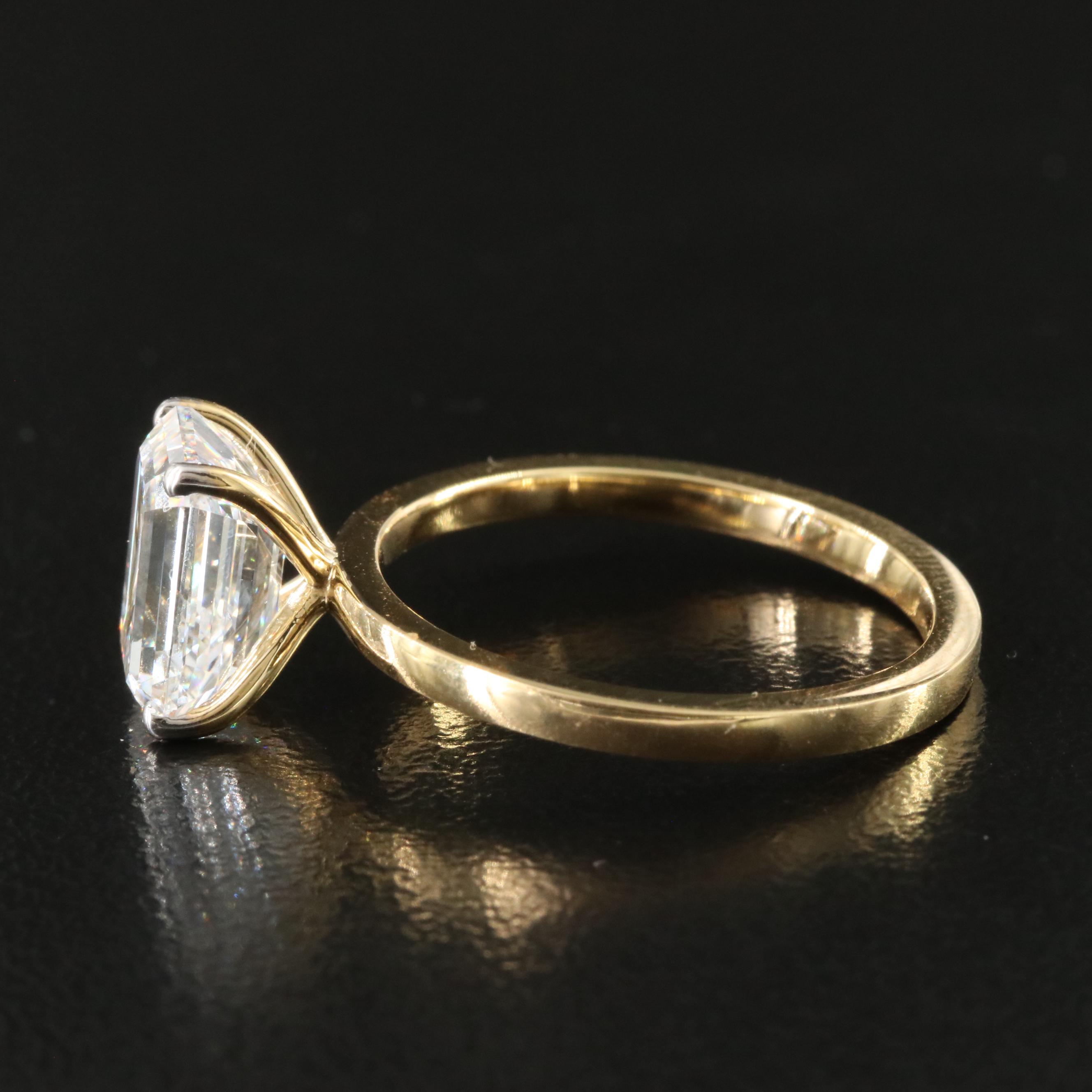 14K 2.50 CT Lab Grown Diamond with IGI Report