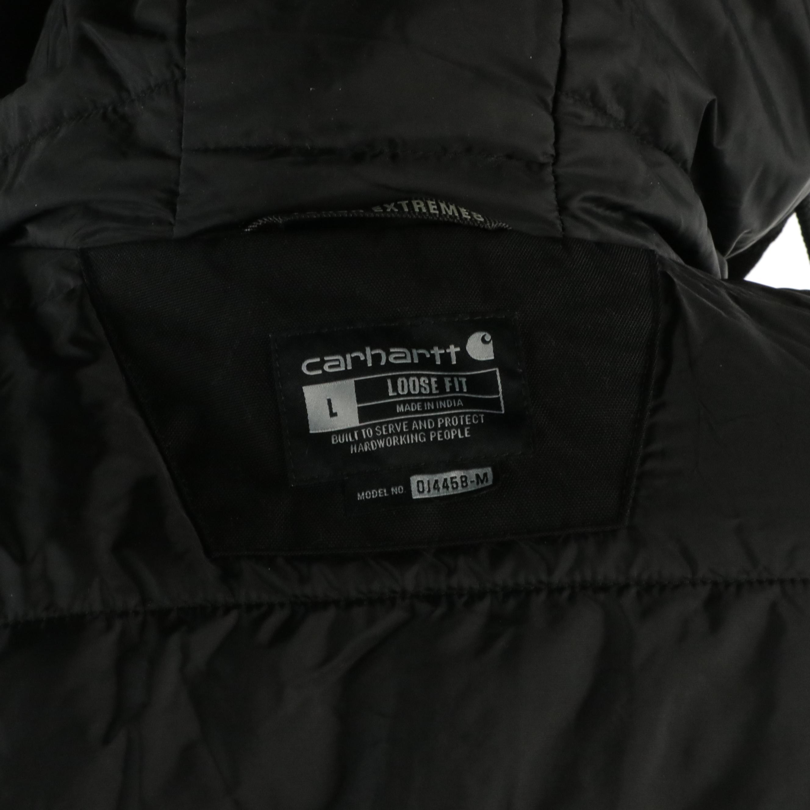 Carhartt Loose Fit Yukon Extremes Nylon Insulated Zip Jacket with 3M Thinsulate