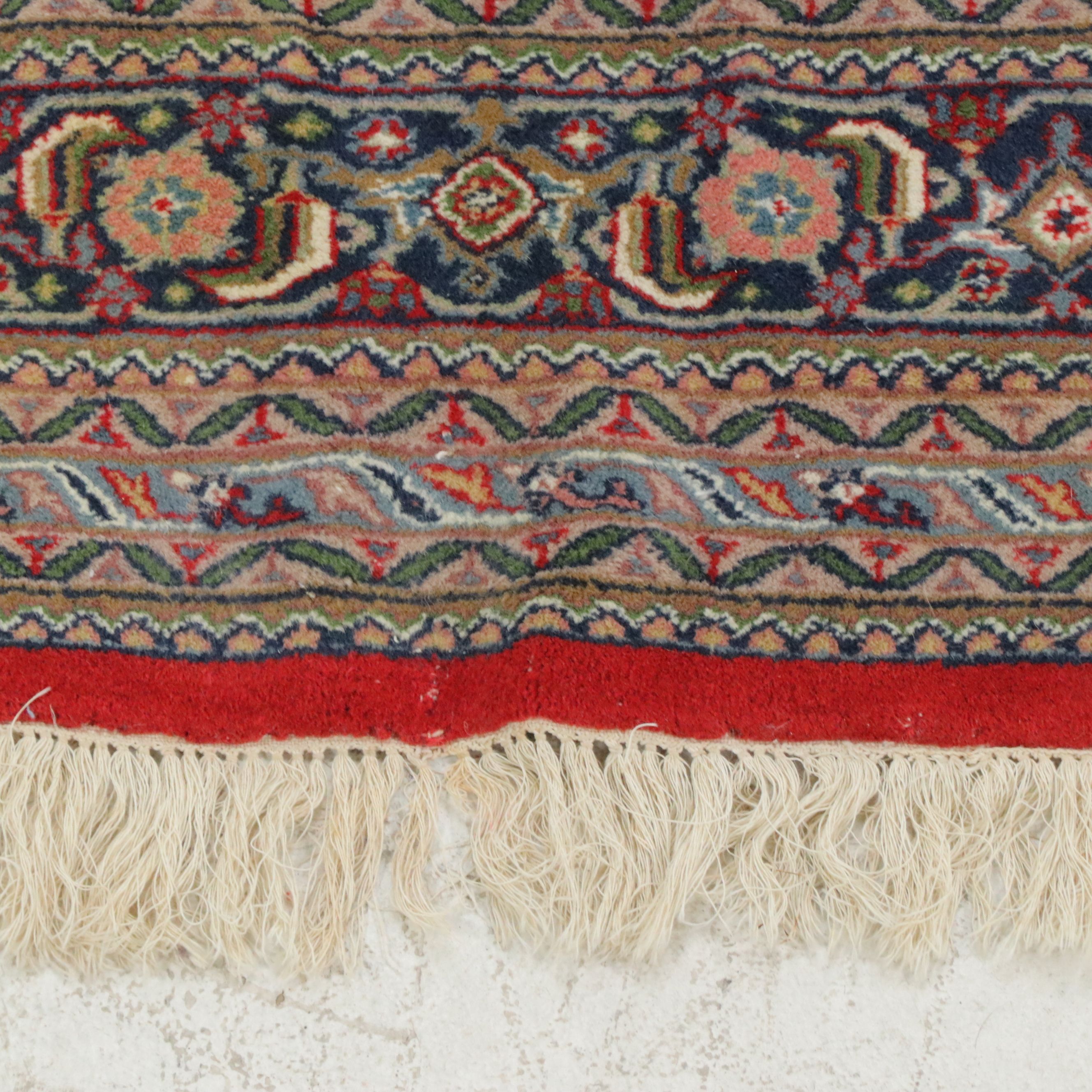8'11 x 11'11 Hand-Knotted Persian Bijar Area Rug