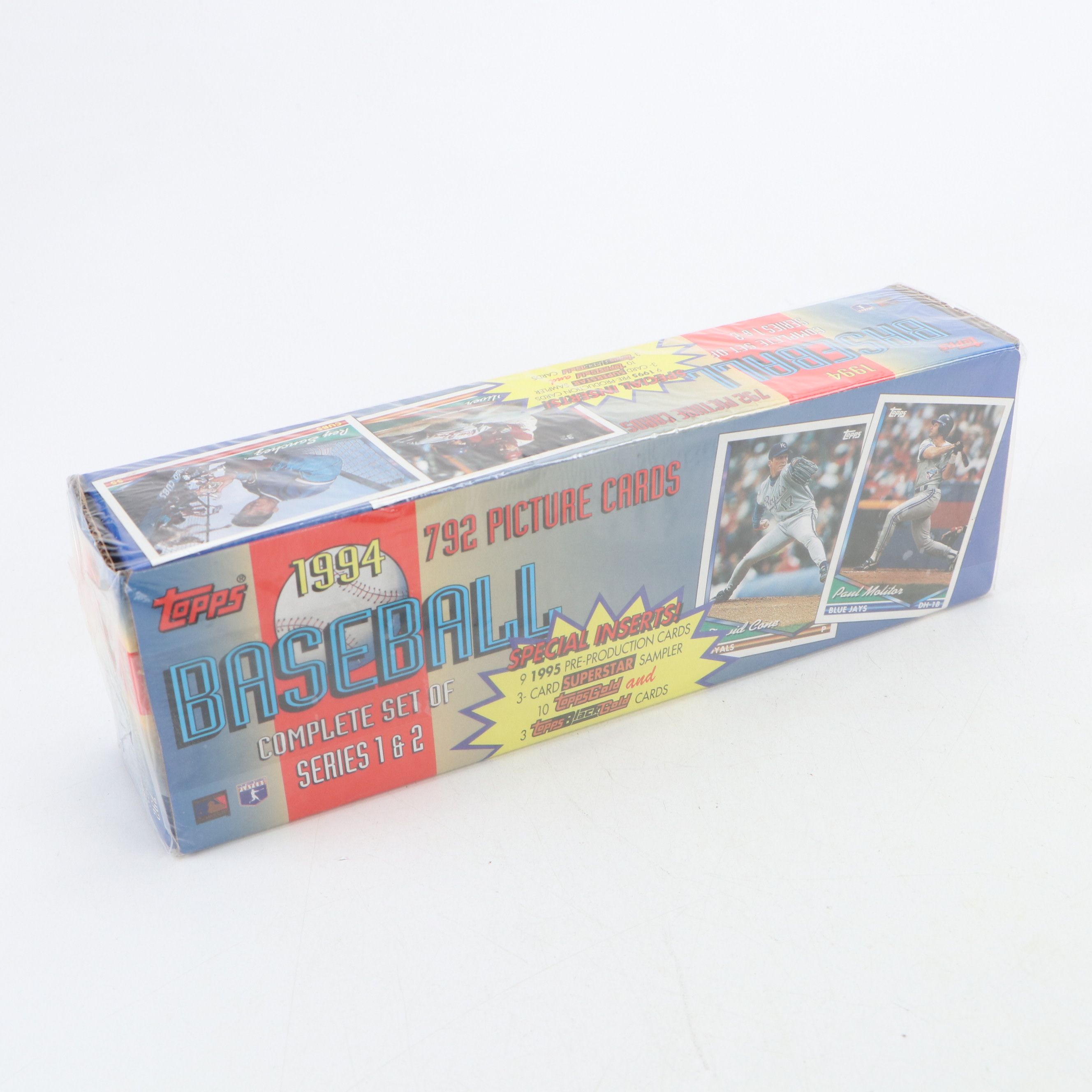 Four Unopened Topps Baseball Card Complete Sets, 1990s