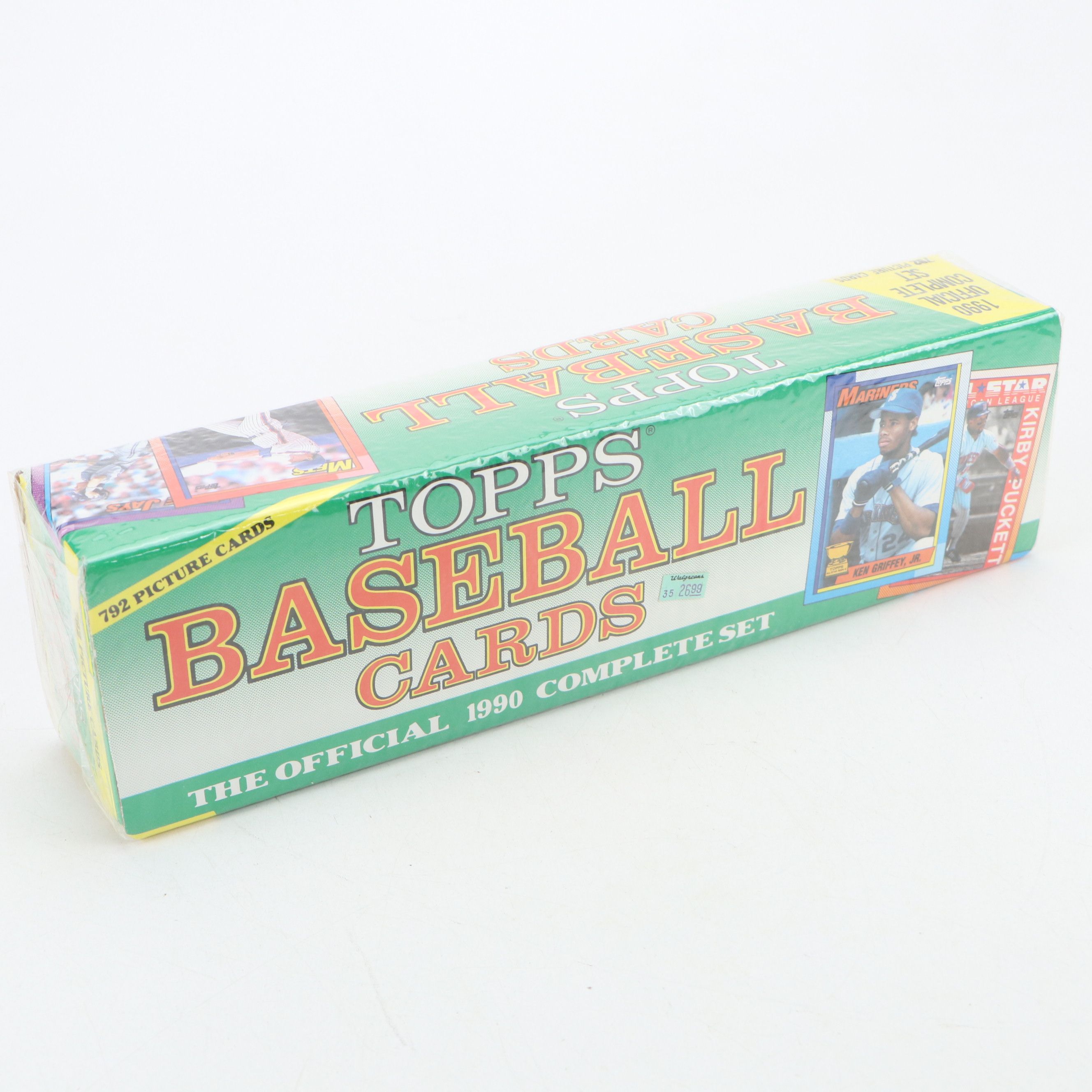 Four Unopened Topps Baseball Card Complete Sets, 1990s