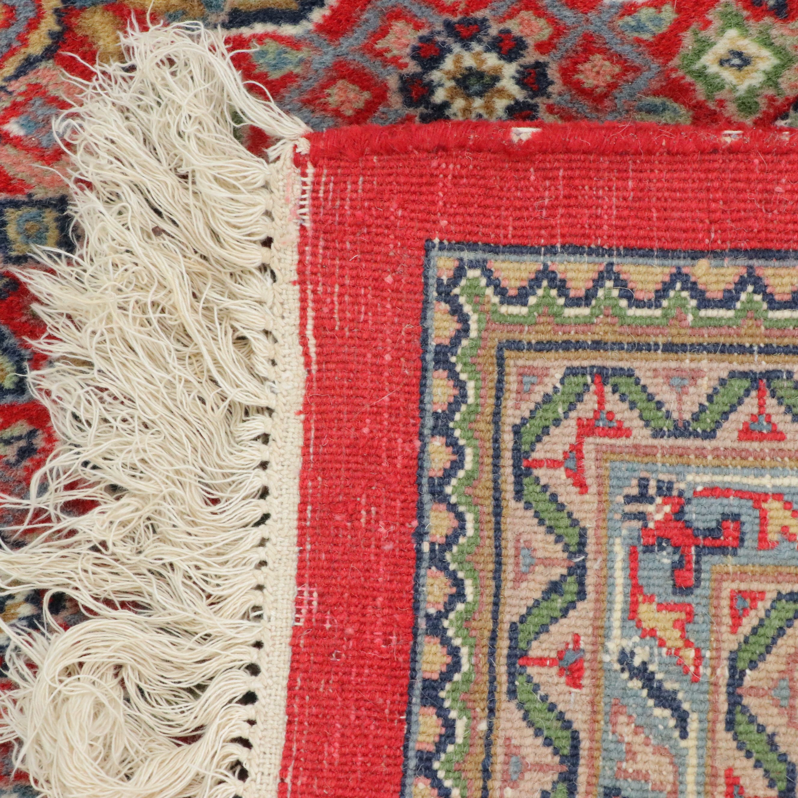 8'11 x 11'11 Hand-Knotted Persian Bijar Area Rug