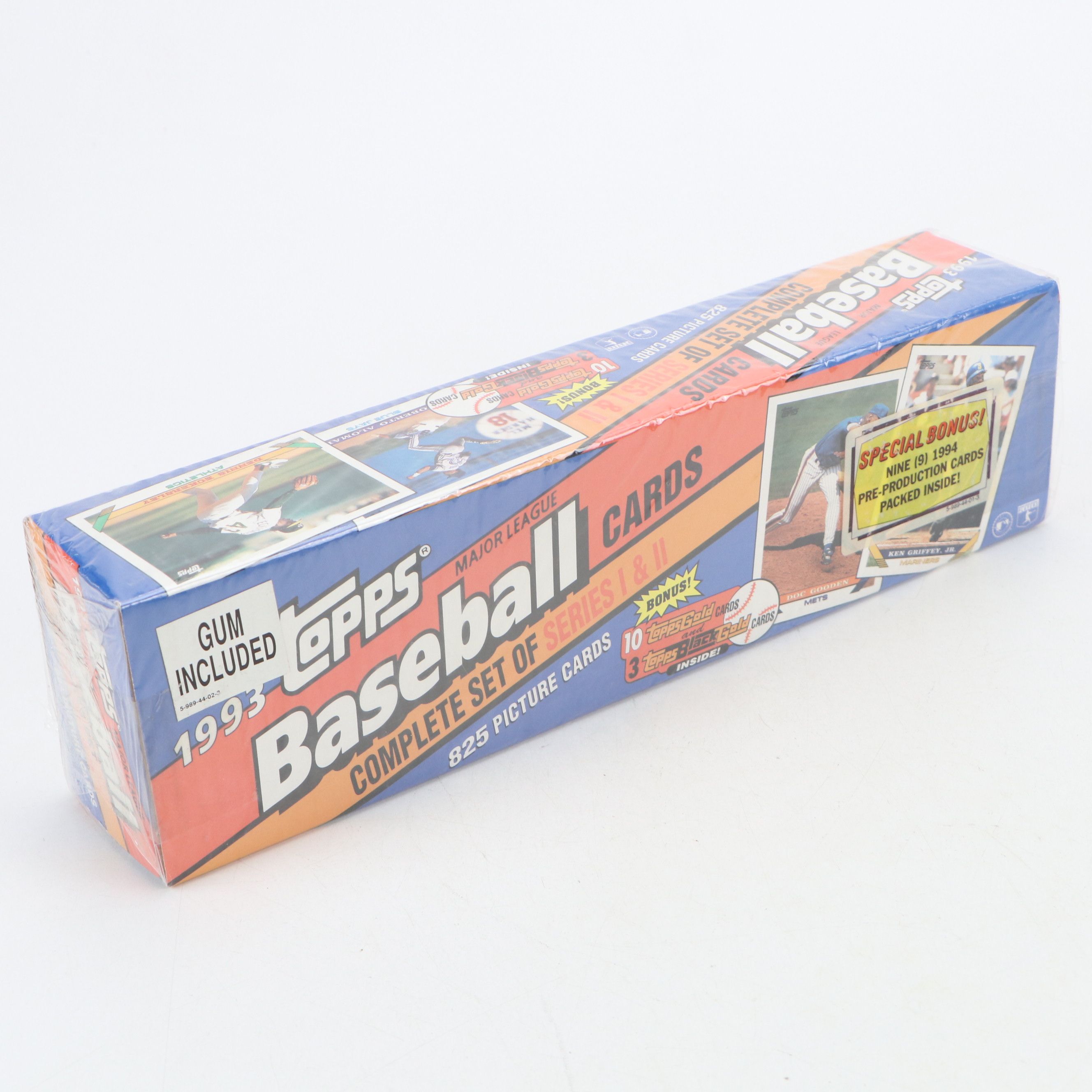 Four Unopened Topps Baseball Card Complete Sets, 1990s
