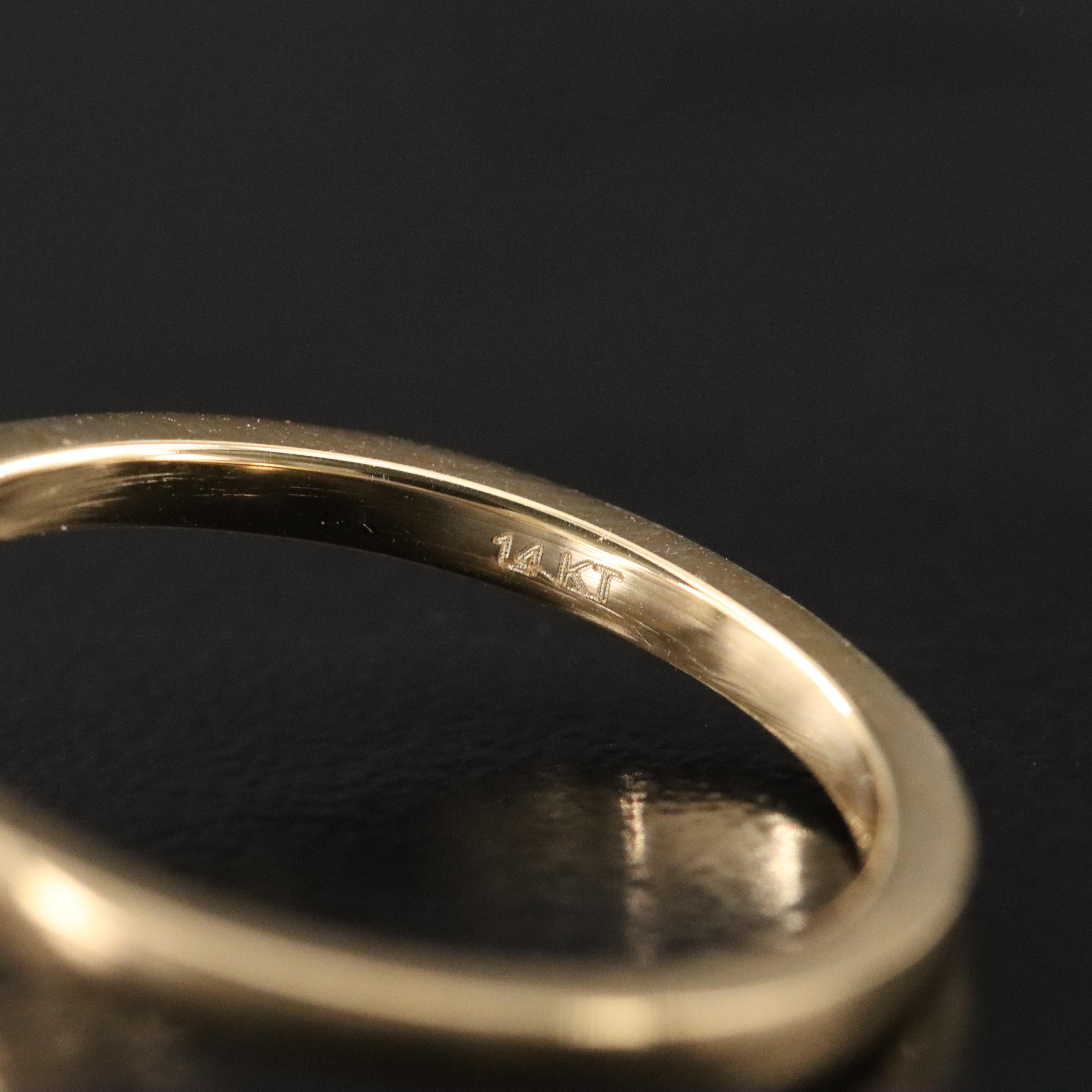 14K 1.45 CT Lab Grown Diamond Solitaire Ring with IGI Report