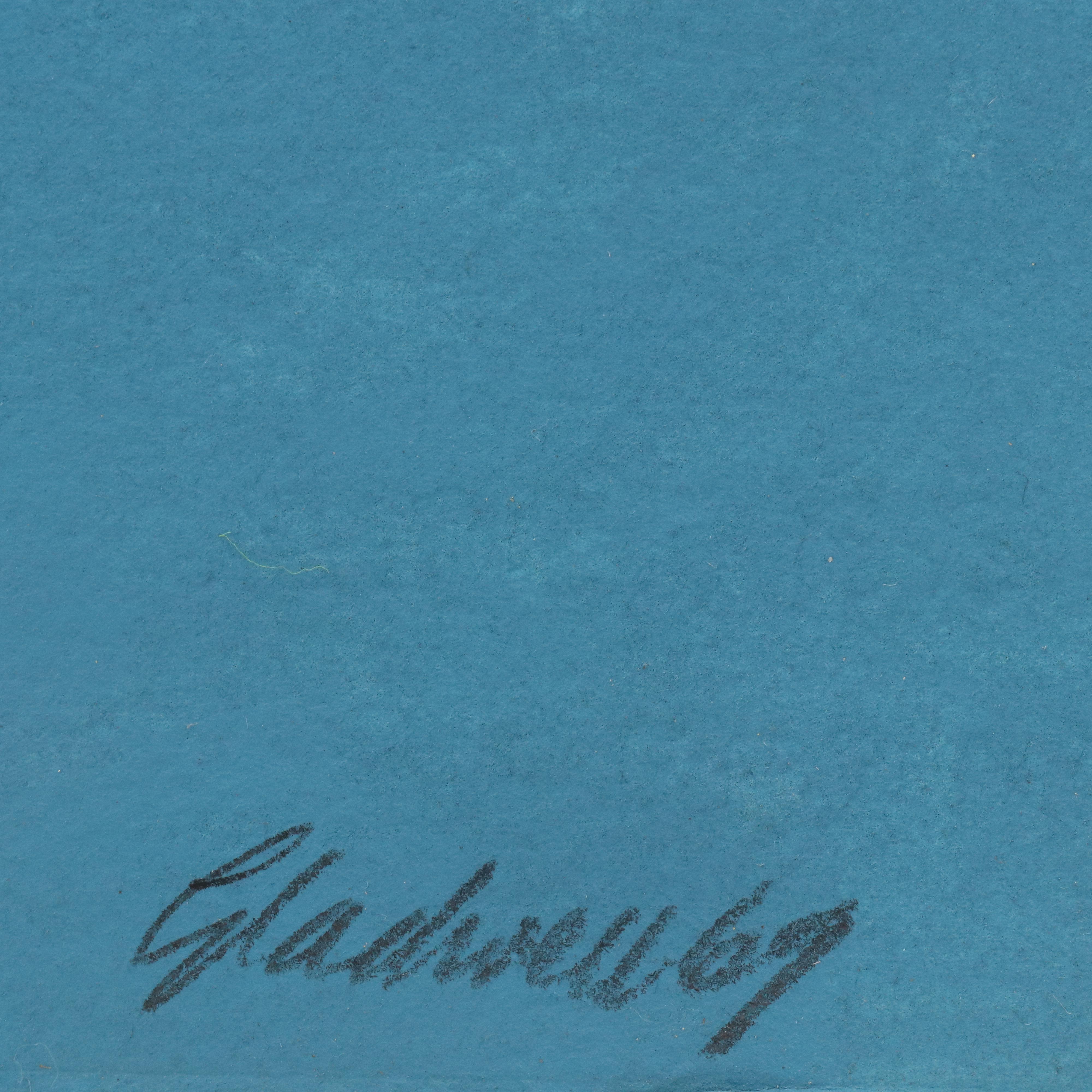 Rodney Gladwell Acrylic Painting "Water Skiing - Florida," 1967