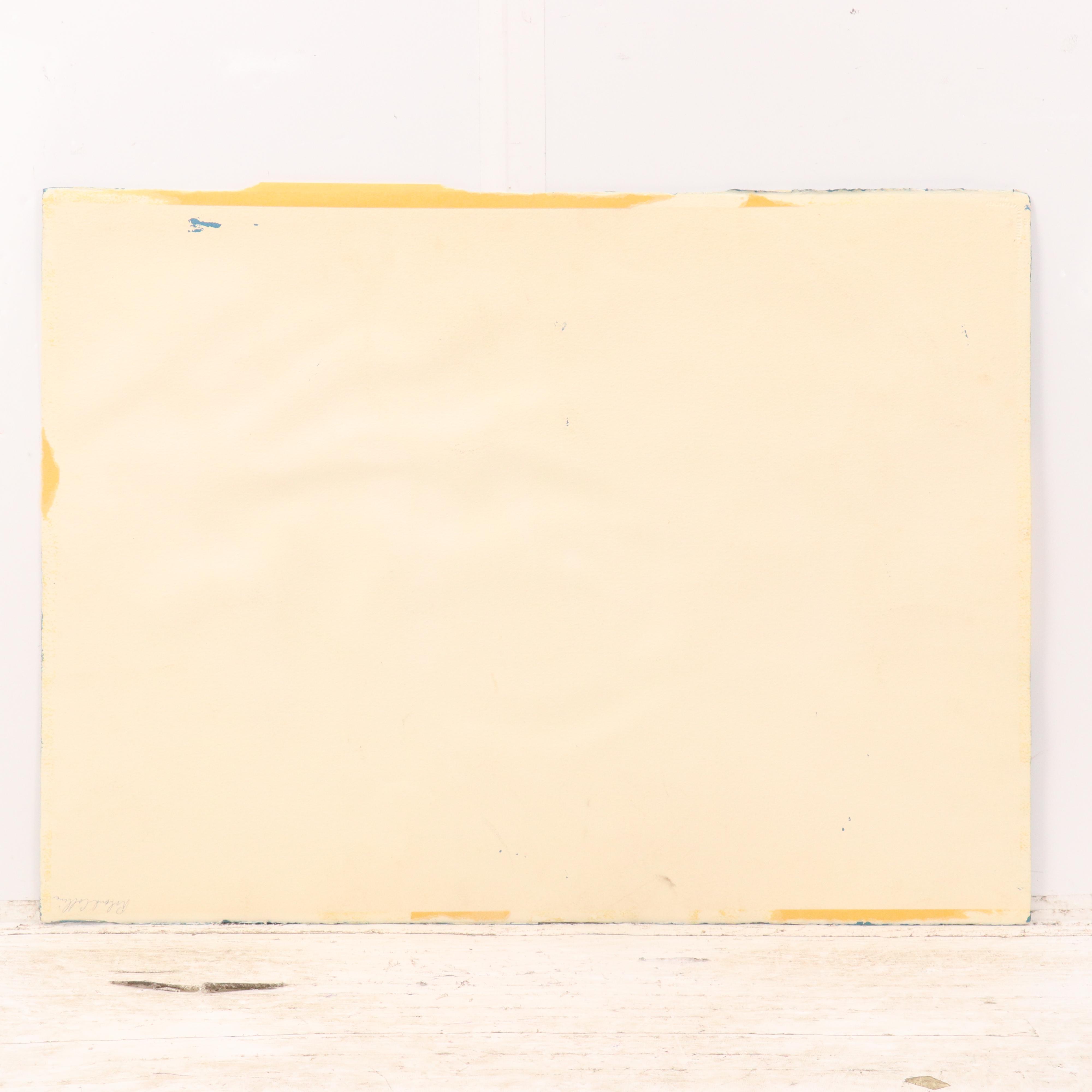 Rodney Gladwell Acrylic Painting "Water Skiing - Florida," 1967